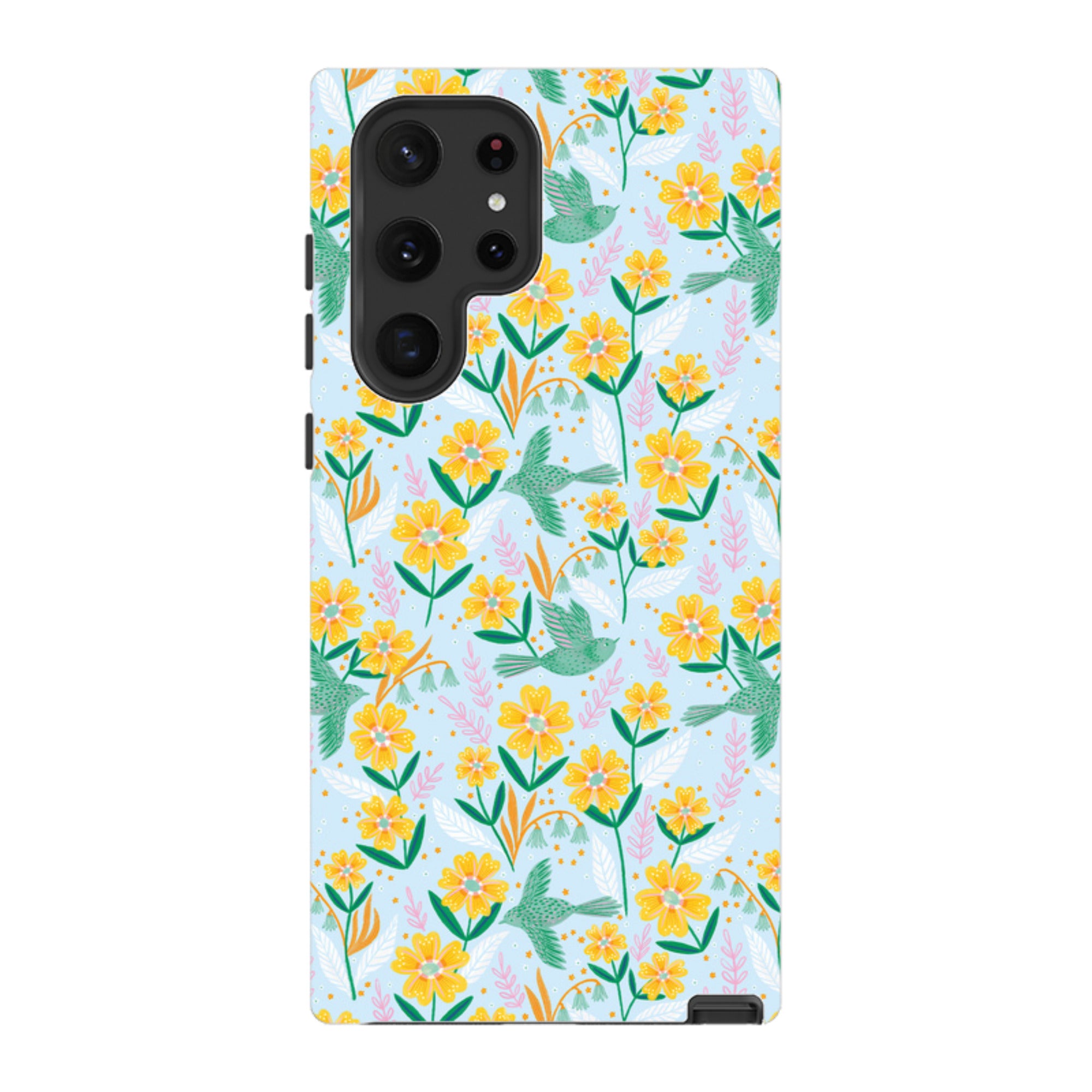 Samsung Tough Case - Sweet Birds Blue By Lee Foster Wilson