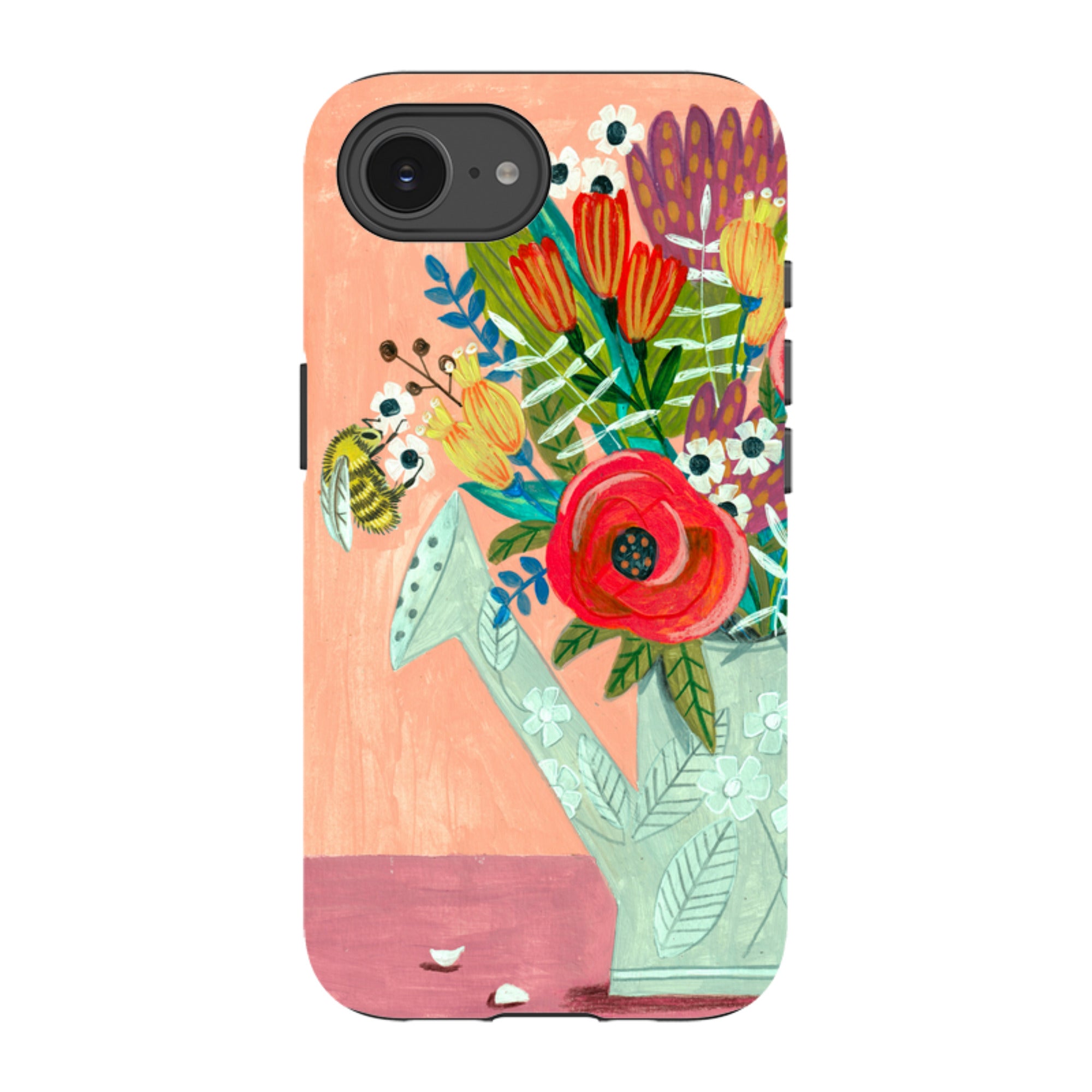 iPhone Tough Case - Watering Can By Caroline Bonne Muller
