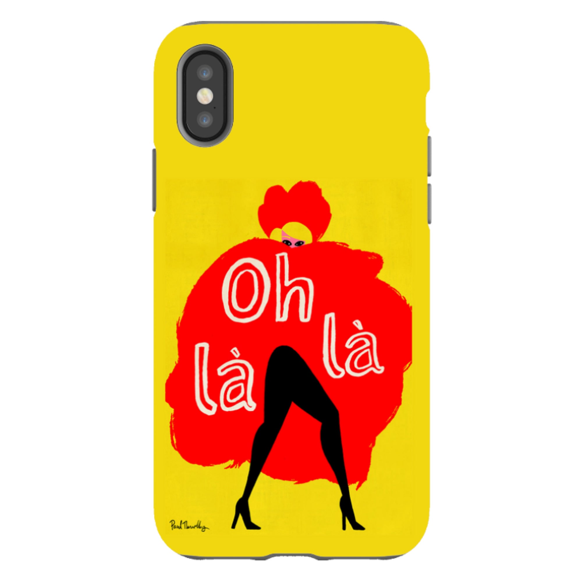 iPhone Tough Case - Oh Lala By Paul Thurlby