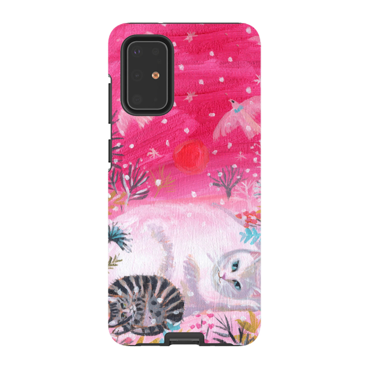 Samsung Tough Case - Christmas Cats By Mary Stubberfield