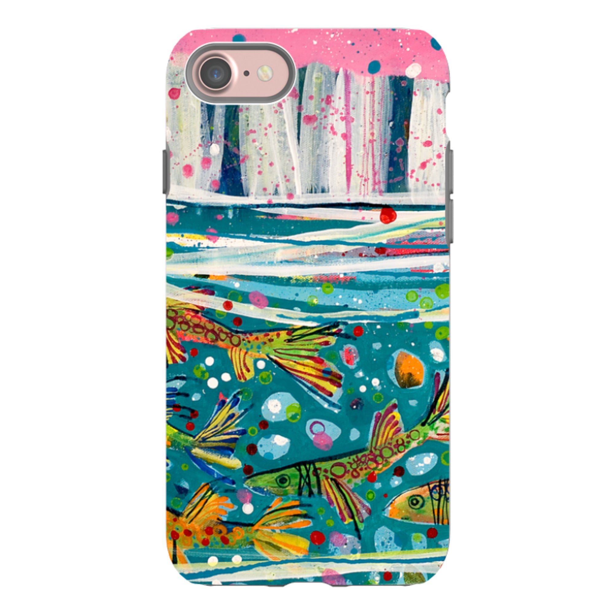iPhone Tough Case - Something Fishy By Claire West