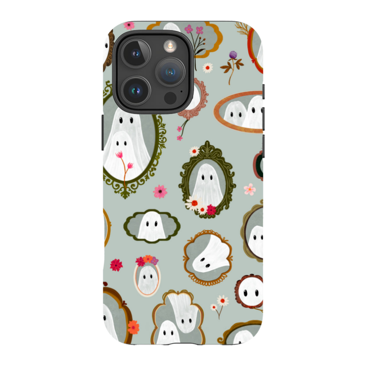 iPhone Tough Case - Framed Ghosts - Dusty Gourd By Katherine Quinn