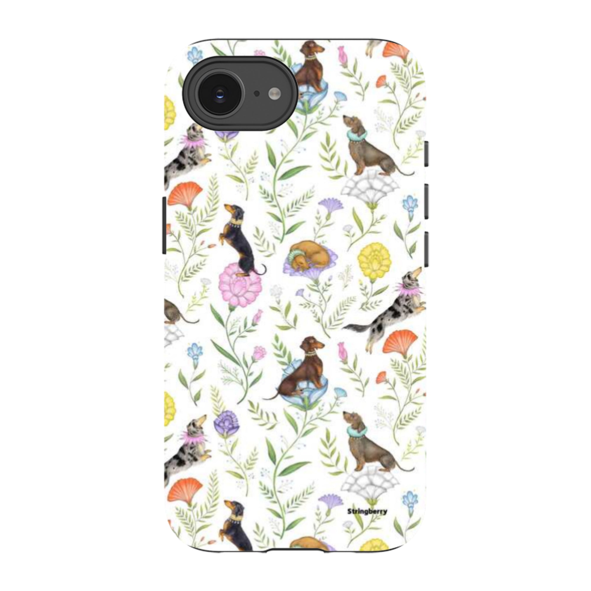iPhone Tough Case - Doxy Day Afternoon White By Catherine Rowe