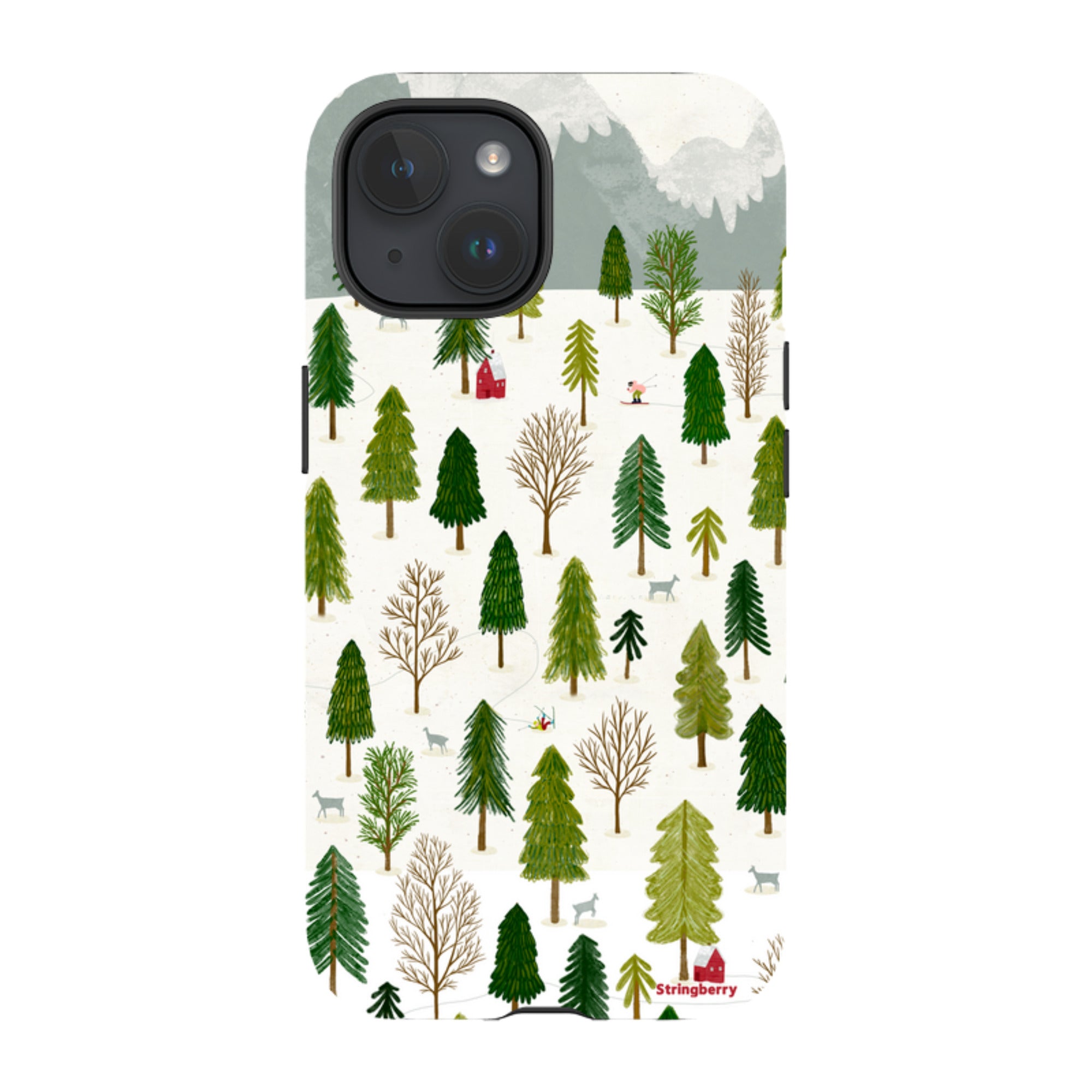 iPhone Tough Case - Winter Landscape III By Katherine Quinn