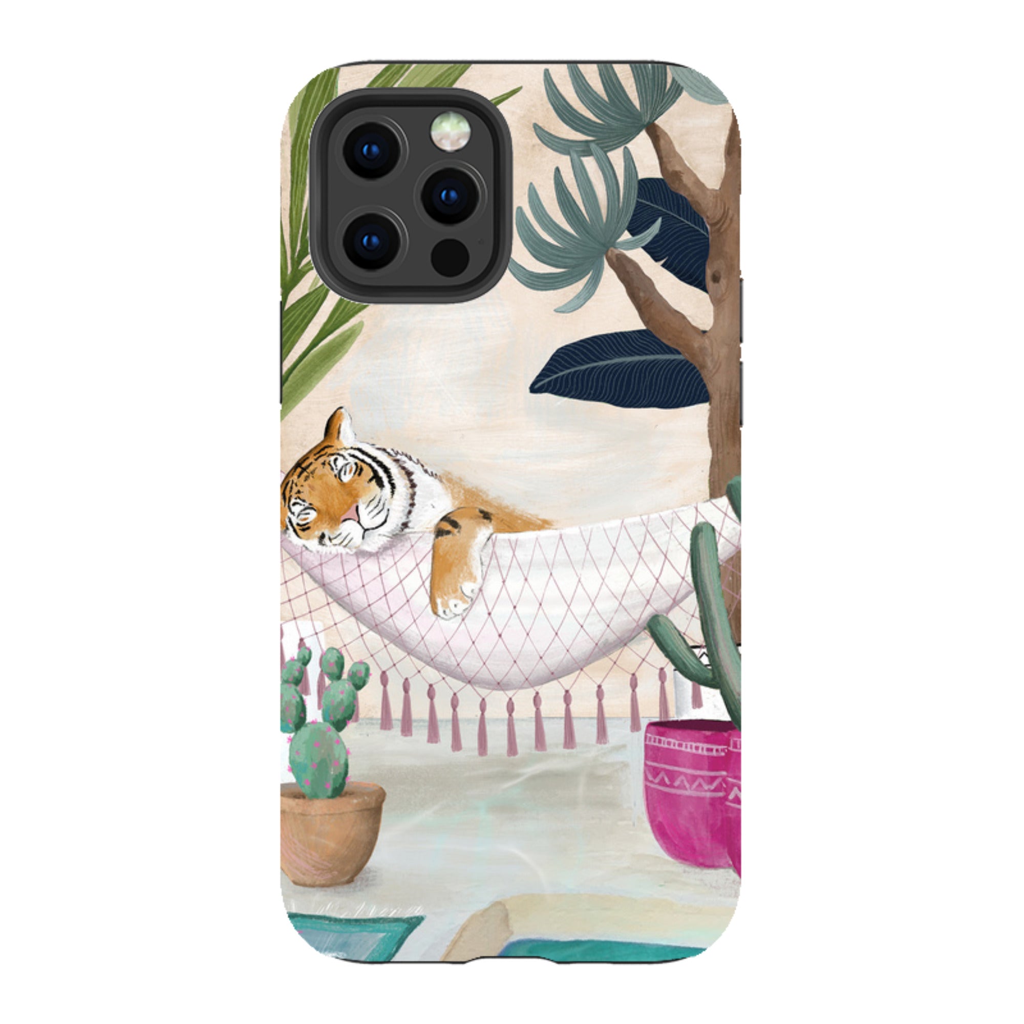 iPhone Tough Case - Tiger Hammock By Bex Parkin