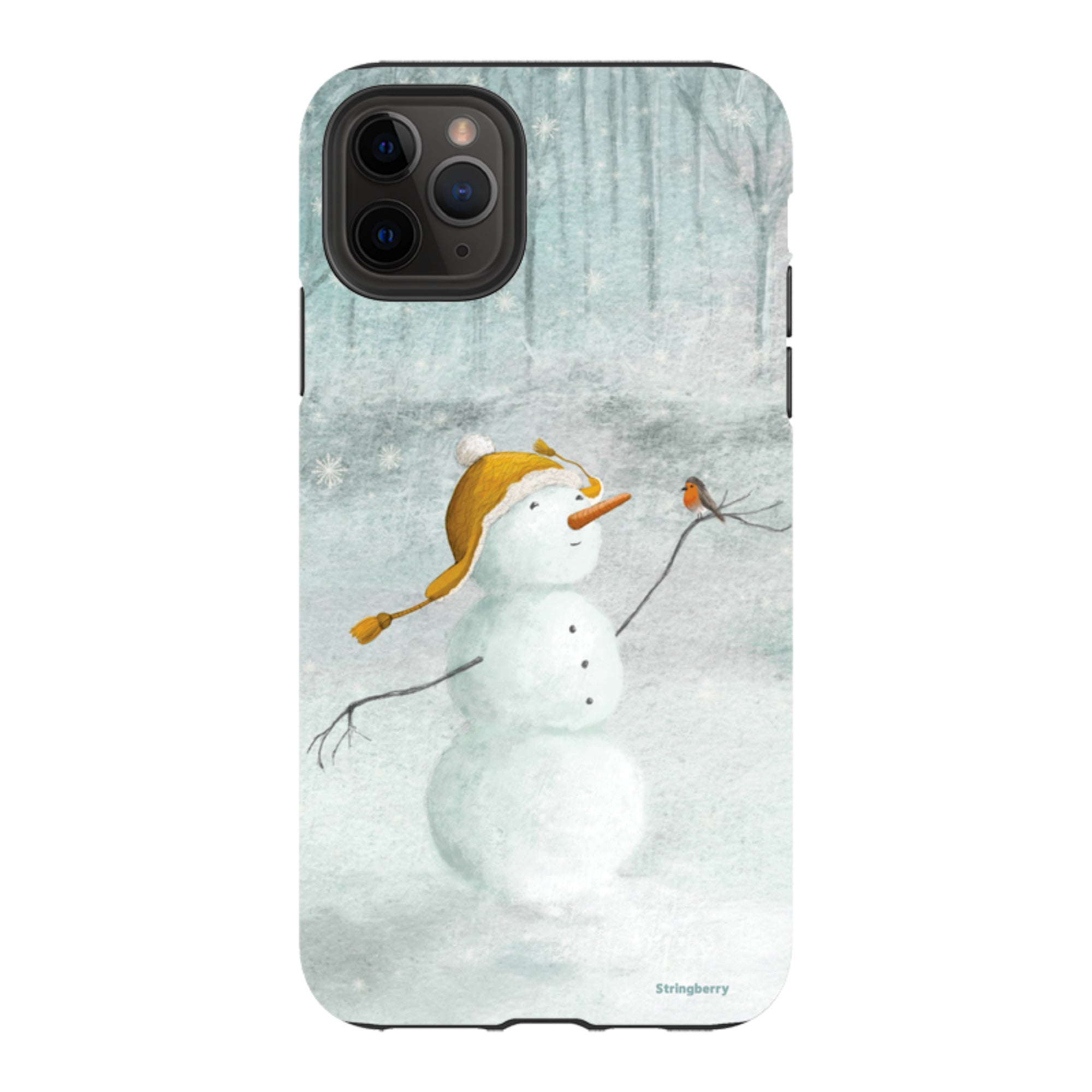 iPhone Tough Case - Snowman By Maja Lindberg