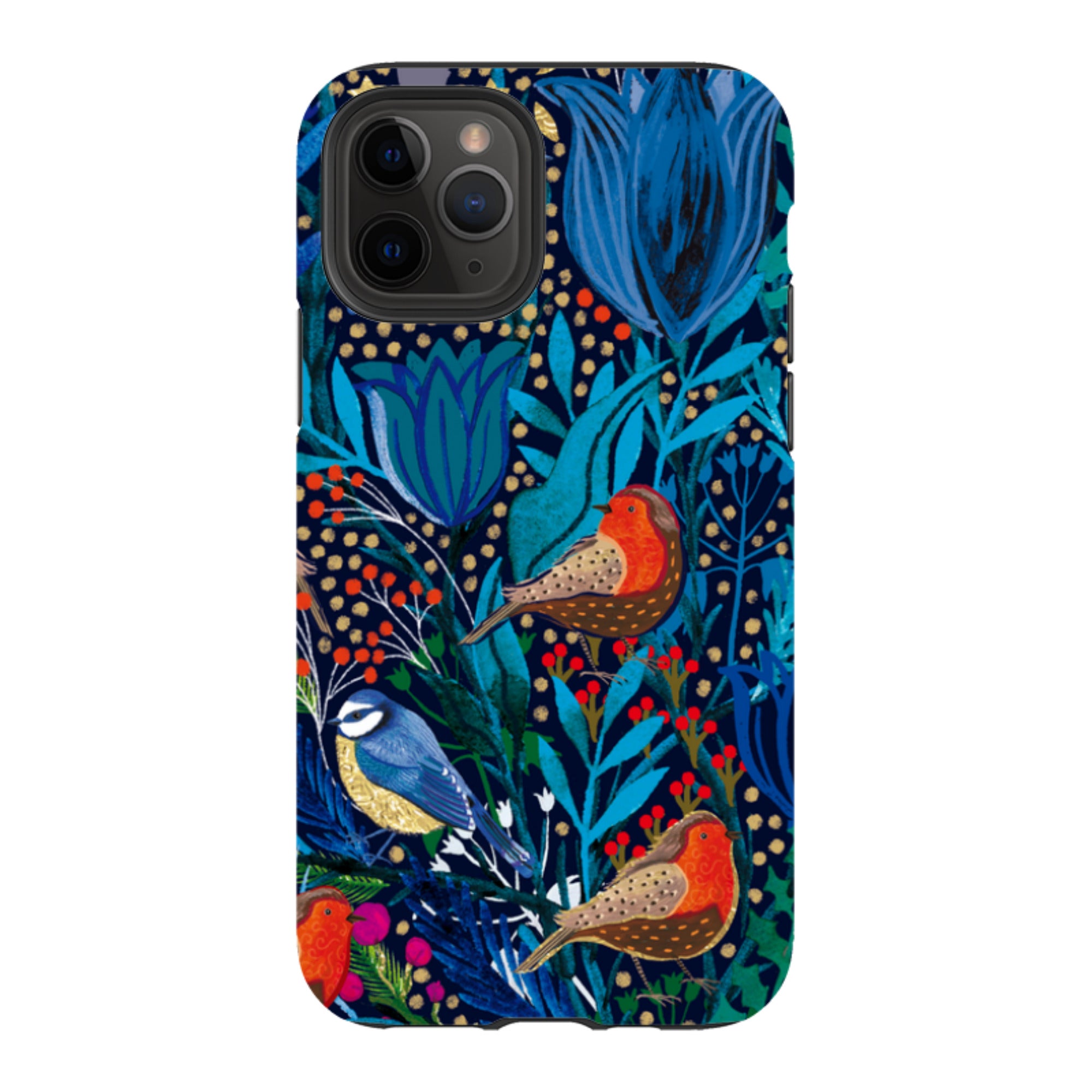 iPhone Tough Case - Xmas Robin IV By Emma Frances Grant