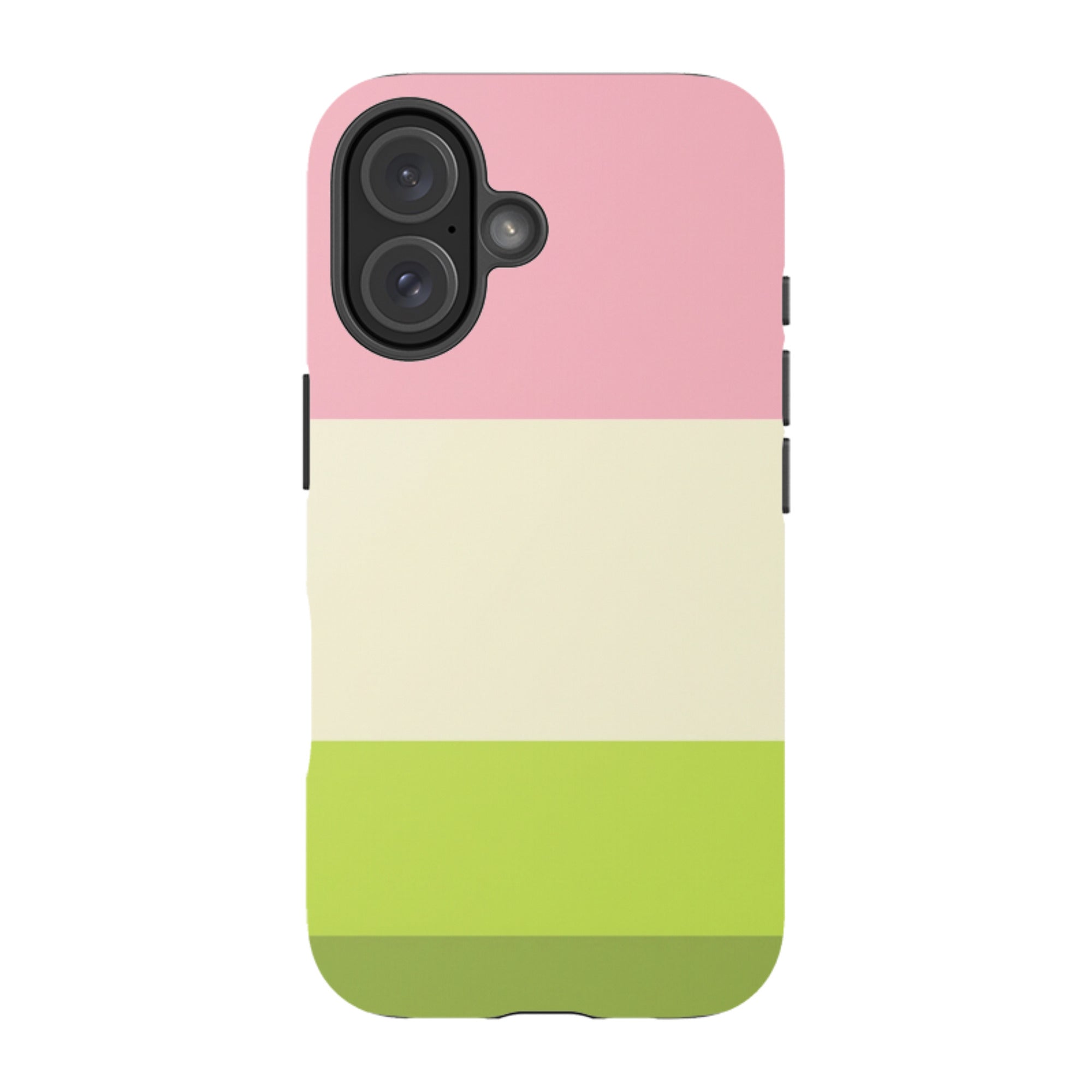 iPhone Tough Case - Pink & Sage Green