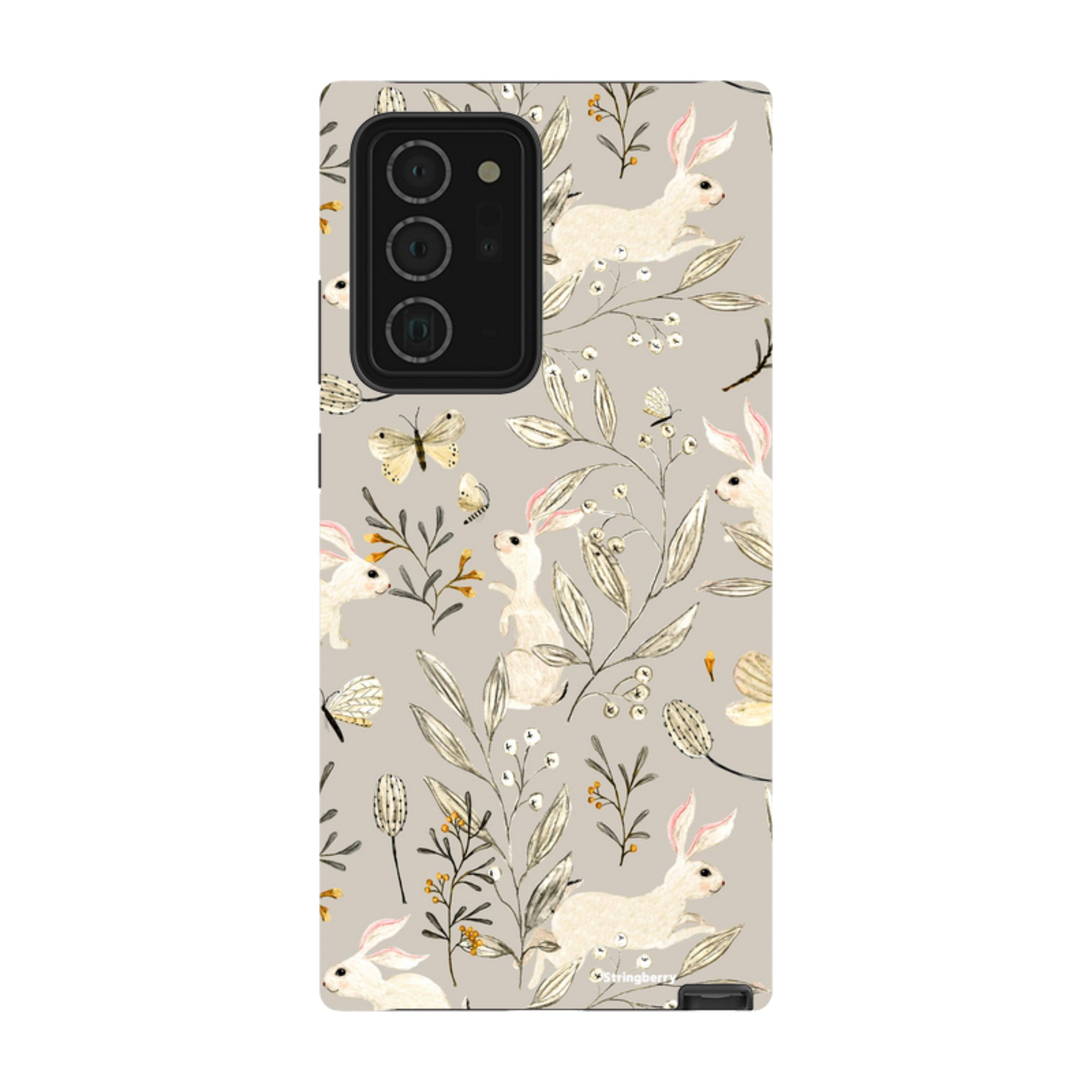 Samsung Tough Case - Bunnies Grey By Katherine Quinn