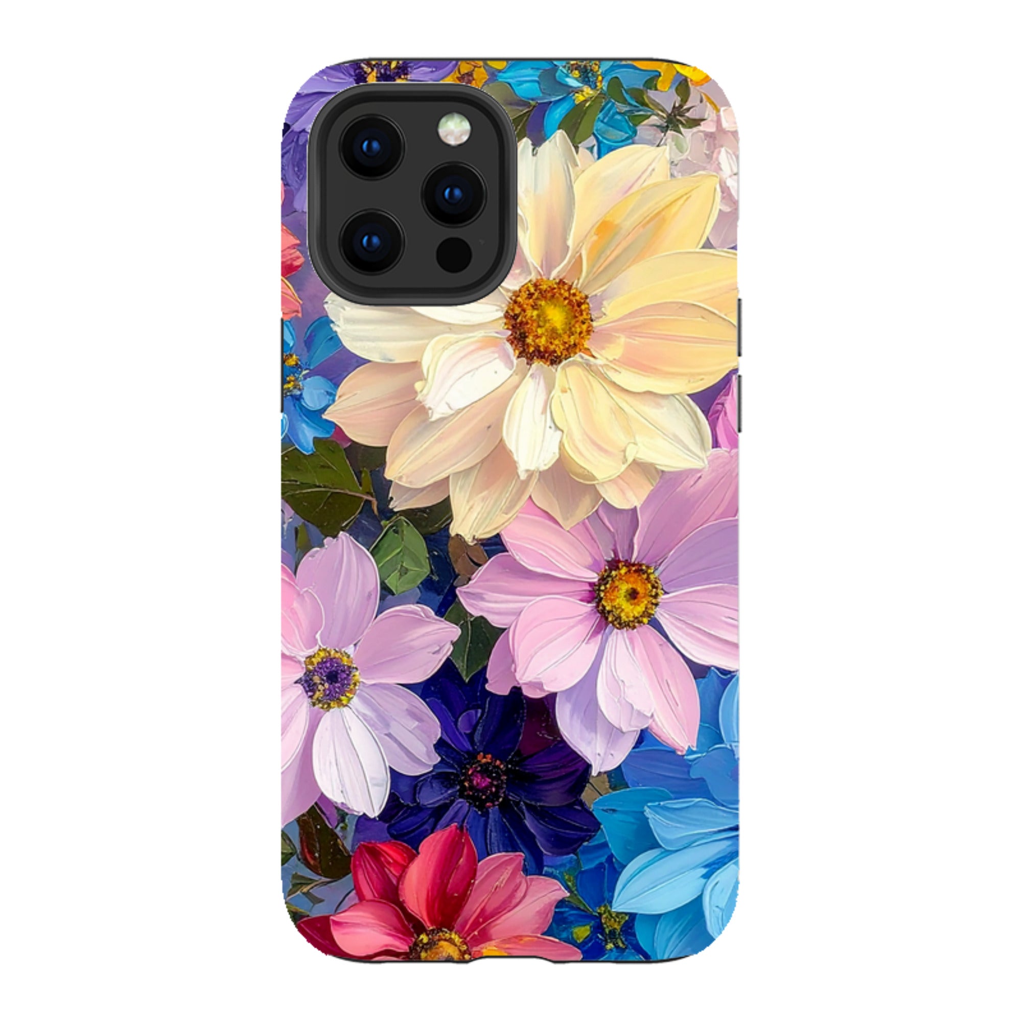 iPhone Tough Case - Summer Floral Blue Garden