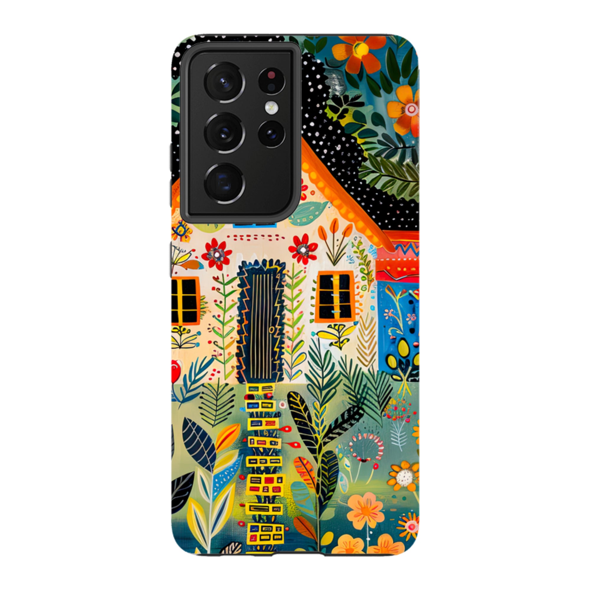 Samsung Tough Case - Folk Art House II