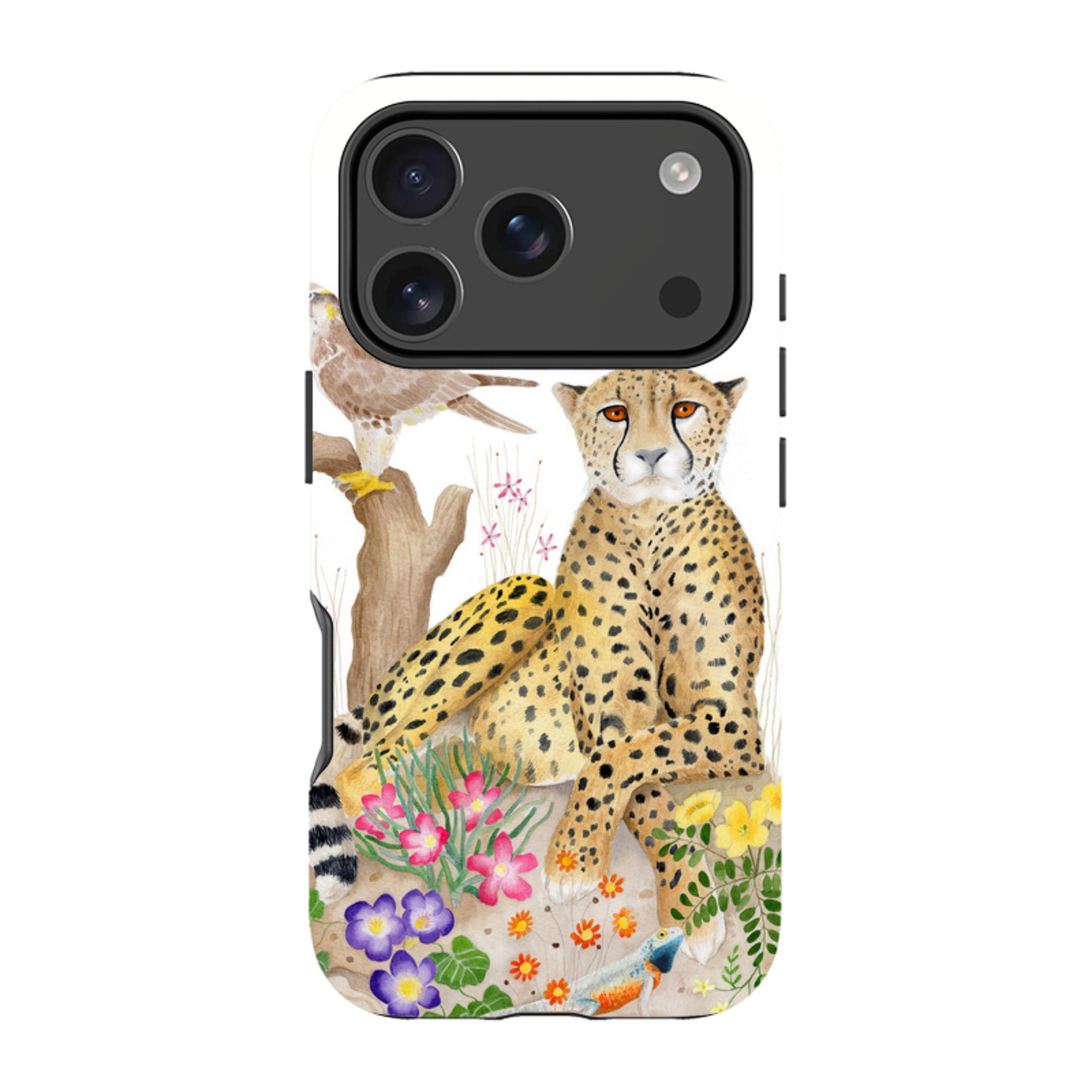 iPhone Tough Case - Botswana Cheetah By Bex Parkin