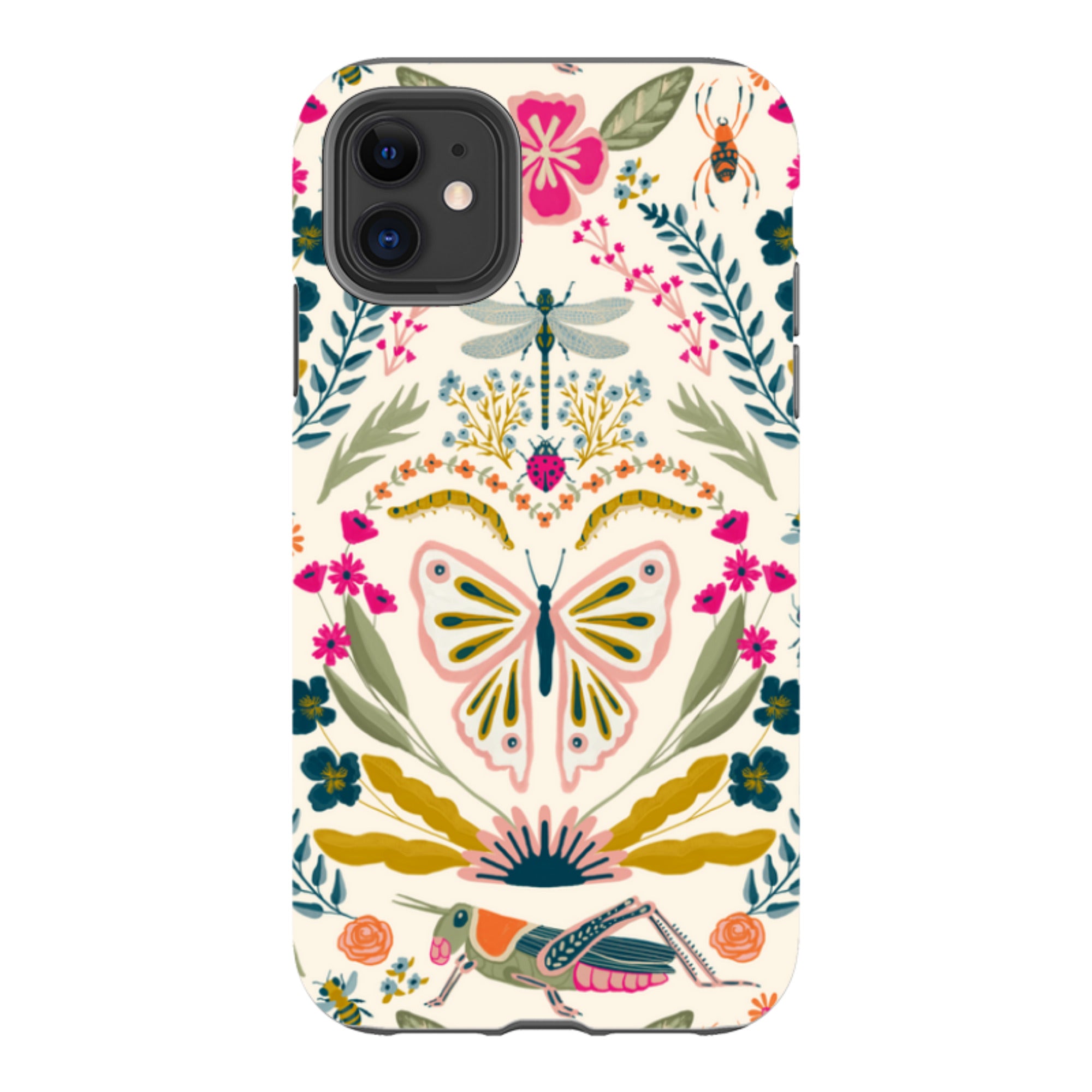 iPhone Case - Butterfly Floral By Abby Jacobs