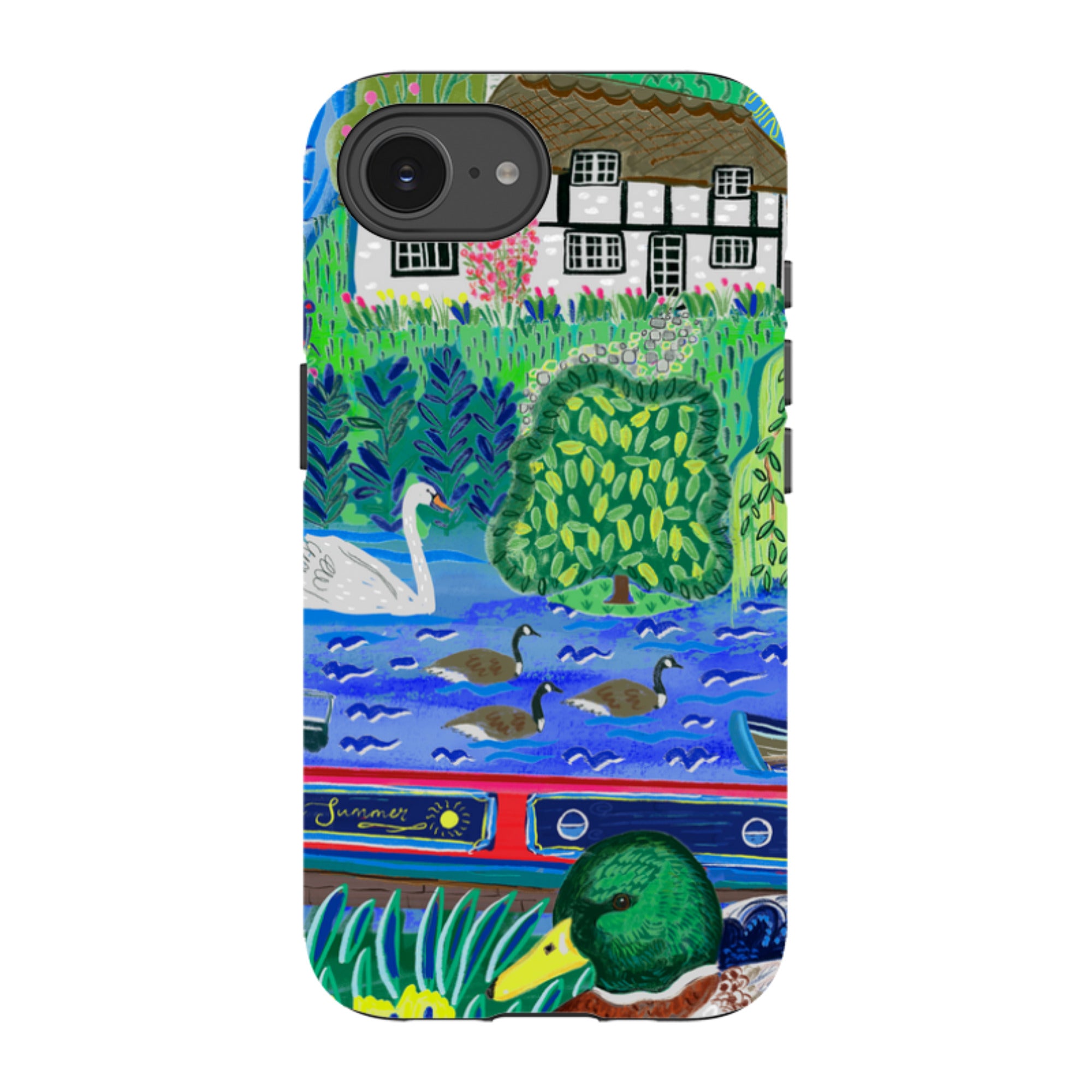iPhone Tough Case - Canalside By Emma Frances Grant