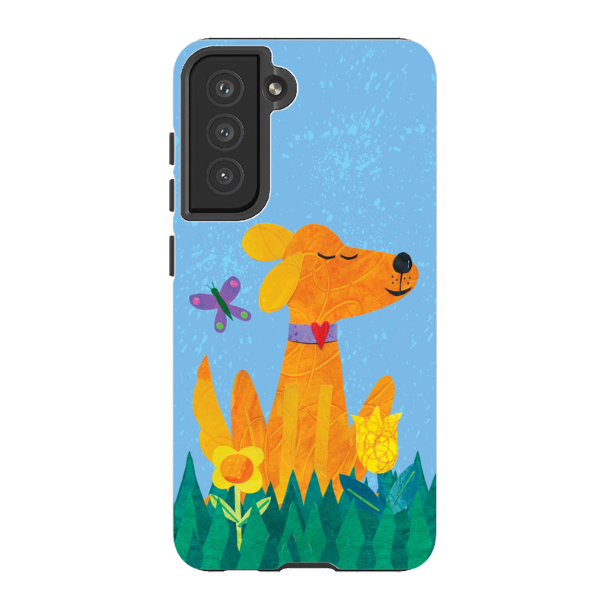 Samsung Tough Case - Pup In The Grass By Tracey English