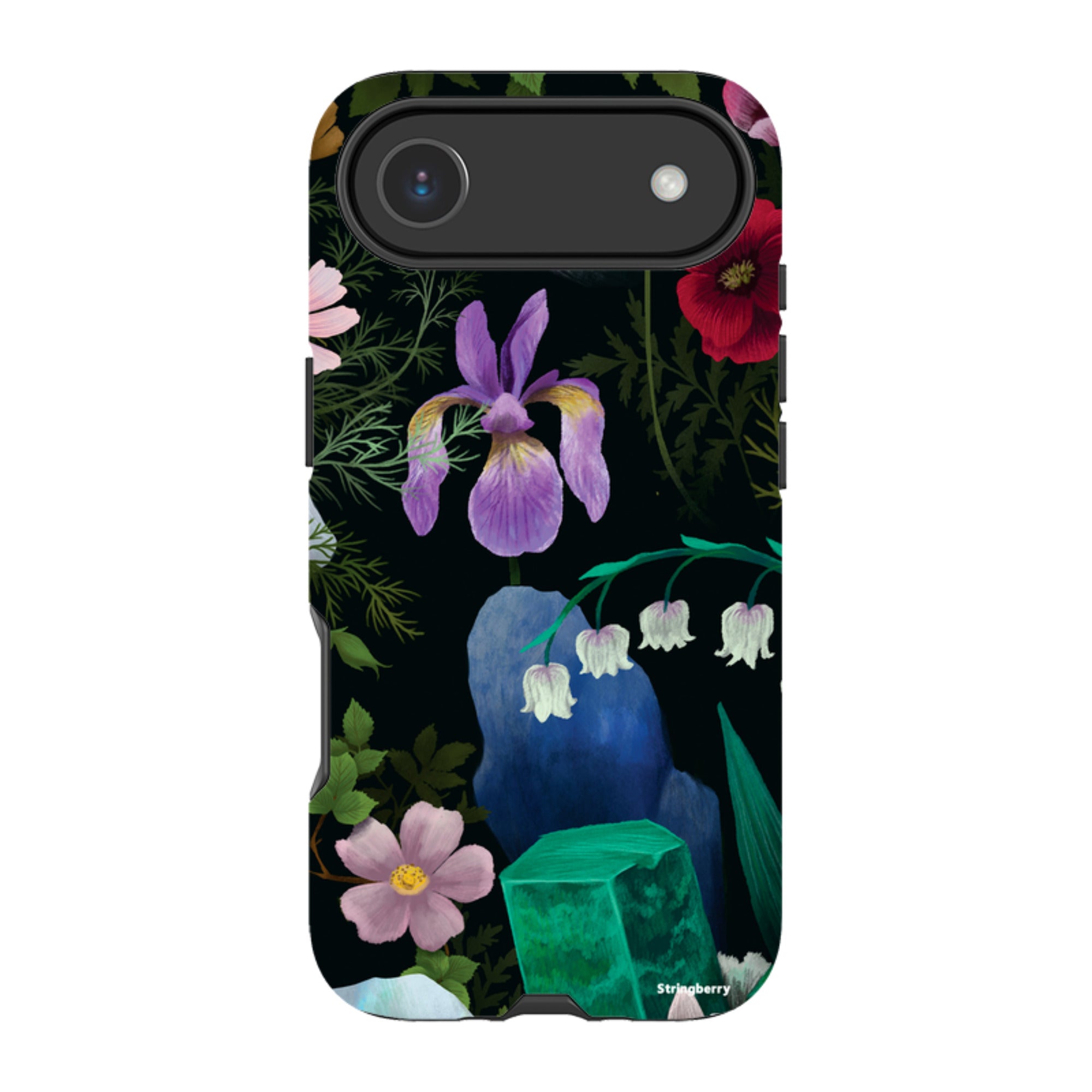 iPhone MagSafe Tough Case - Crystal Flowers II By Anna Stead