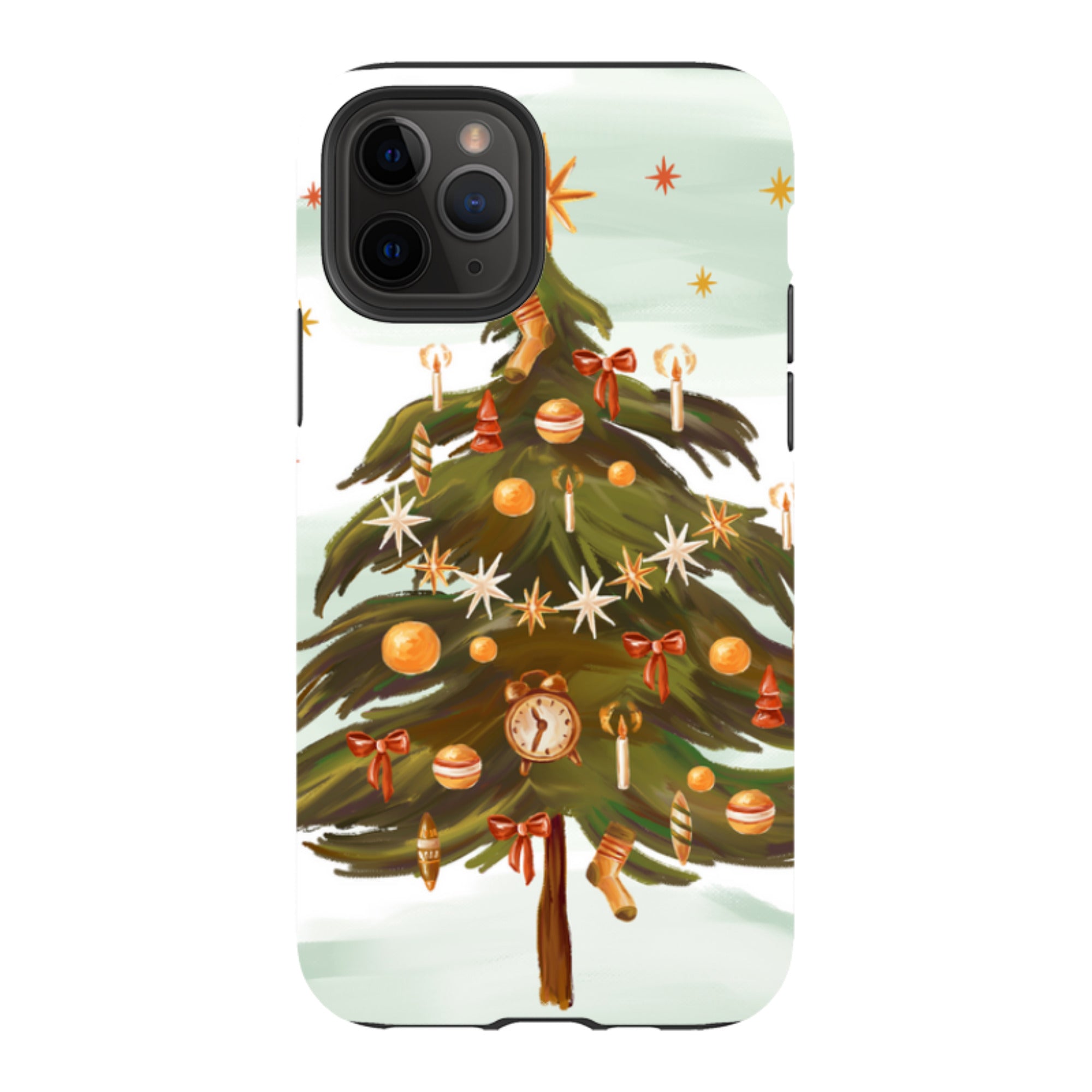 iPhone Tough Case - Outdoor Xmas Tree