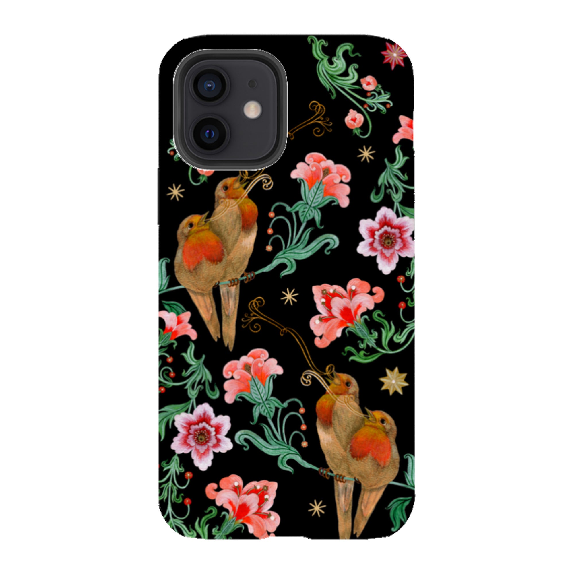 iPhone Tough  Case - Four Calling Birds By Maria Matos