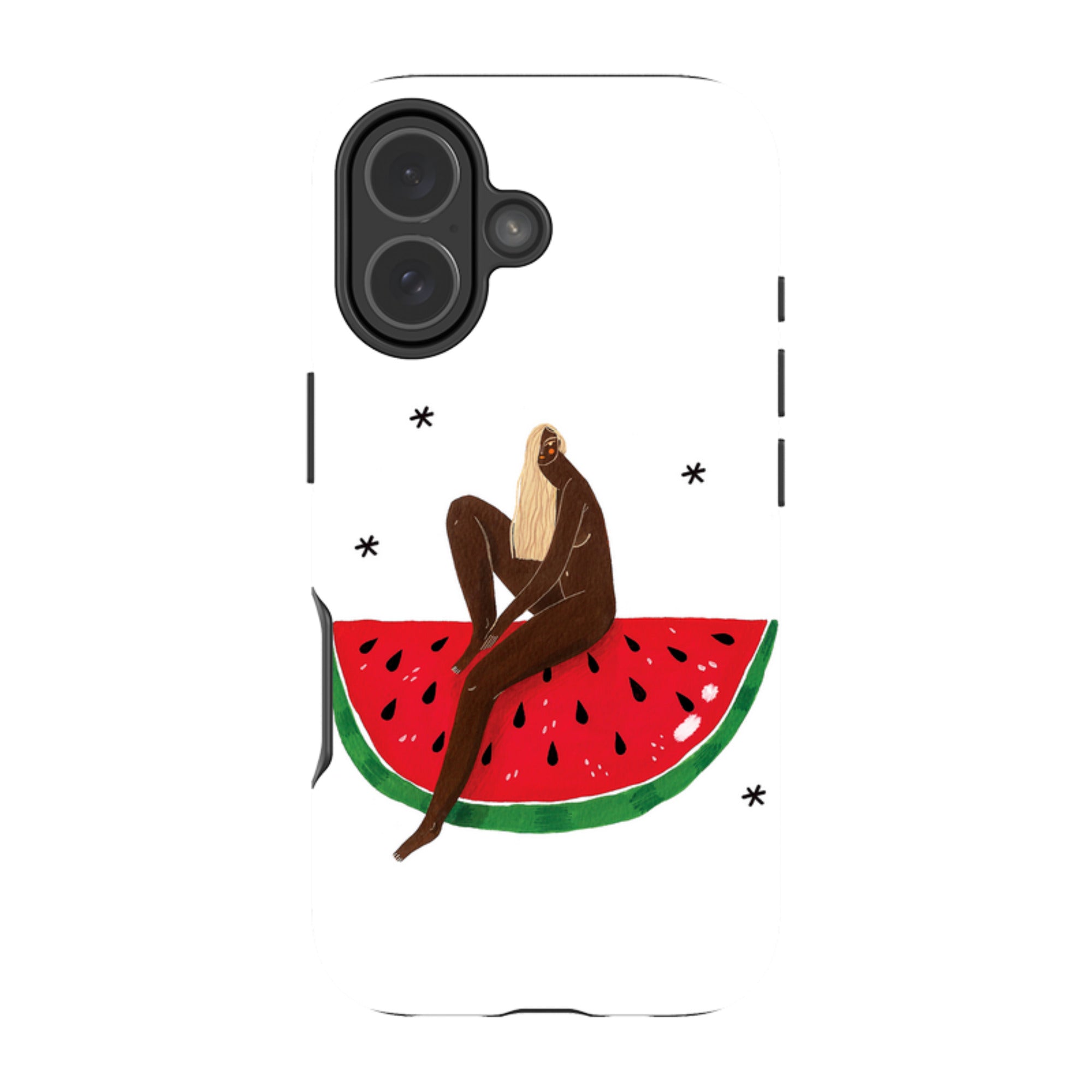 iPhone Tough Case - Watermelon Girl By Madalina Andronic