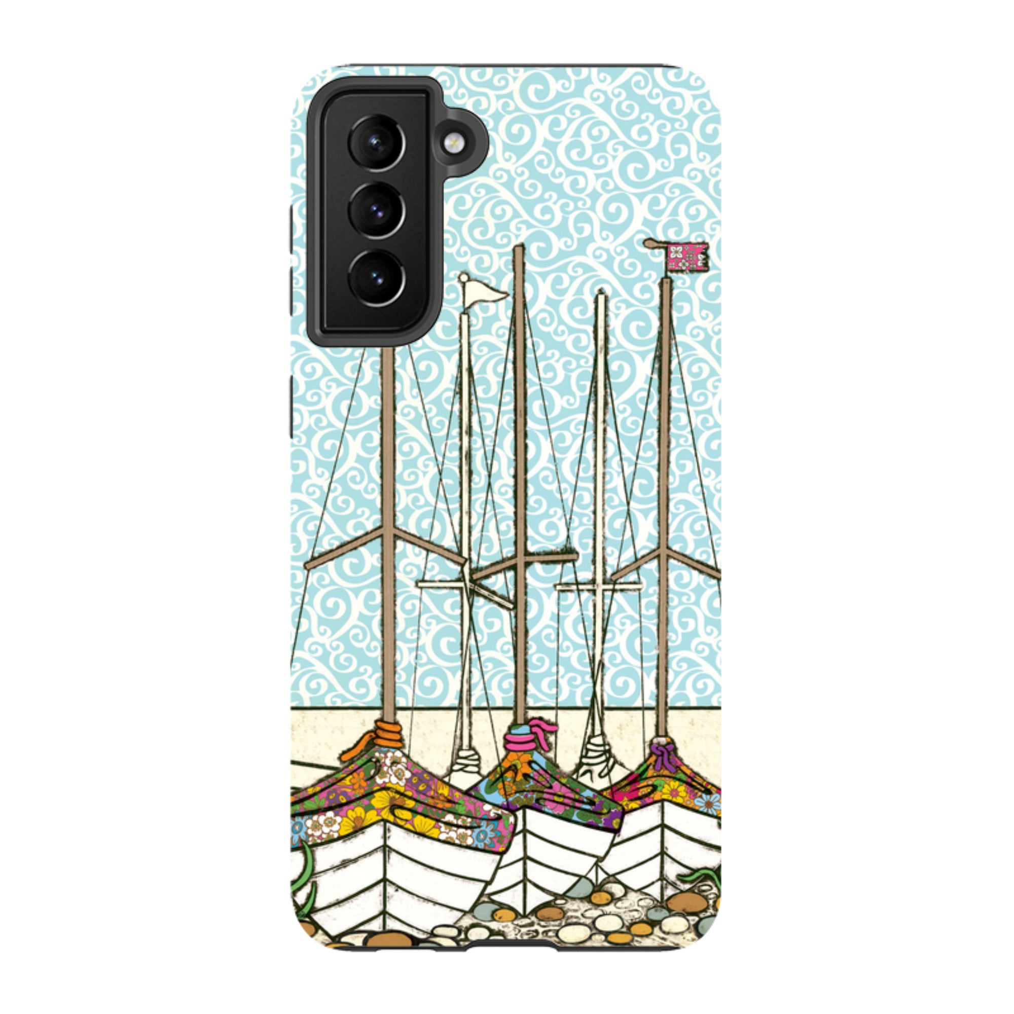 Samsung Tough Case - Boats At Rest By Amelia Bowman