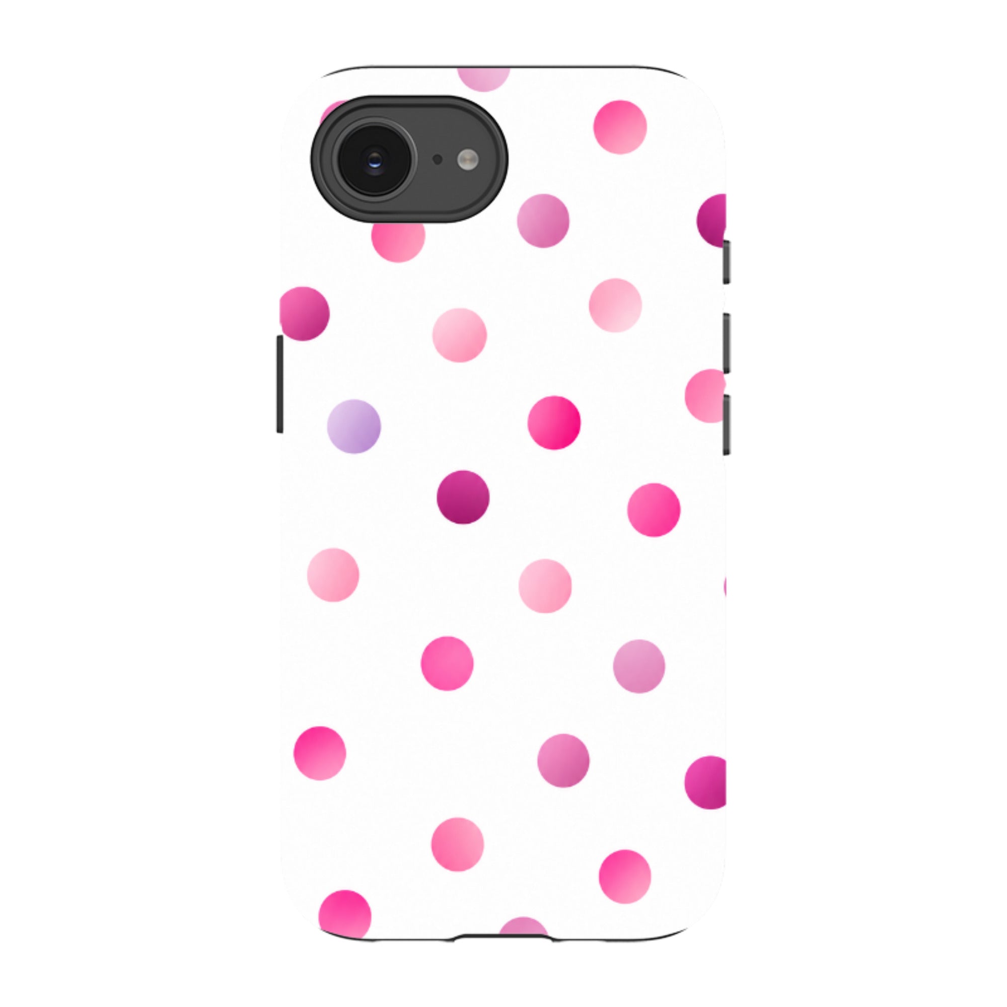 iPhone Tough Case - Pink Polka Dot