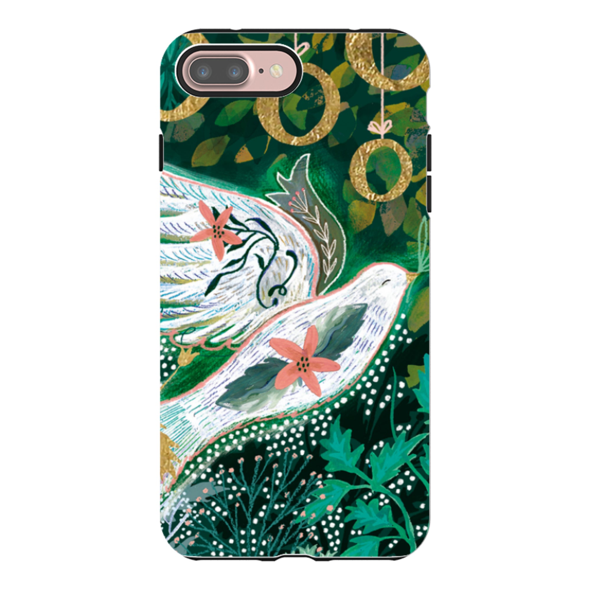iPhone Tough Case - Gold Rings By Emma Frances Grant