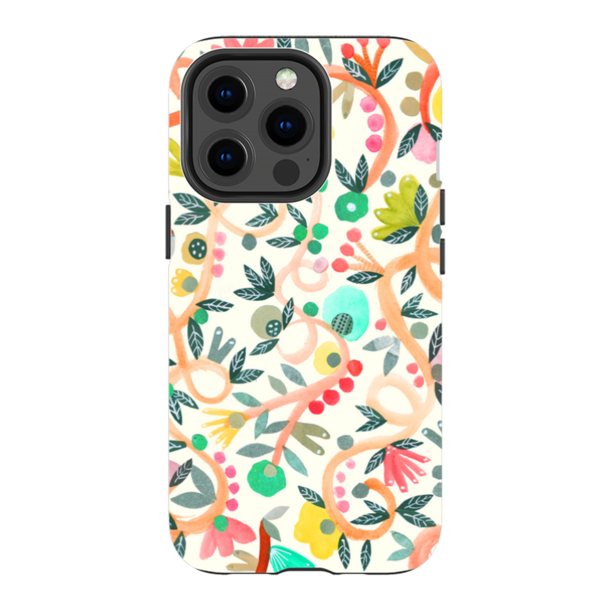 iPhone Tough Case - Floral By Gabriela Larios