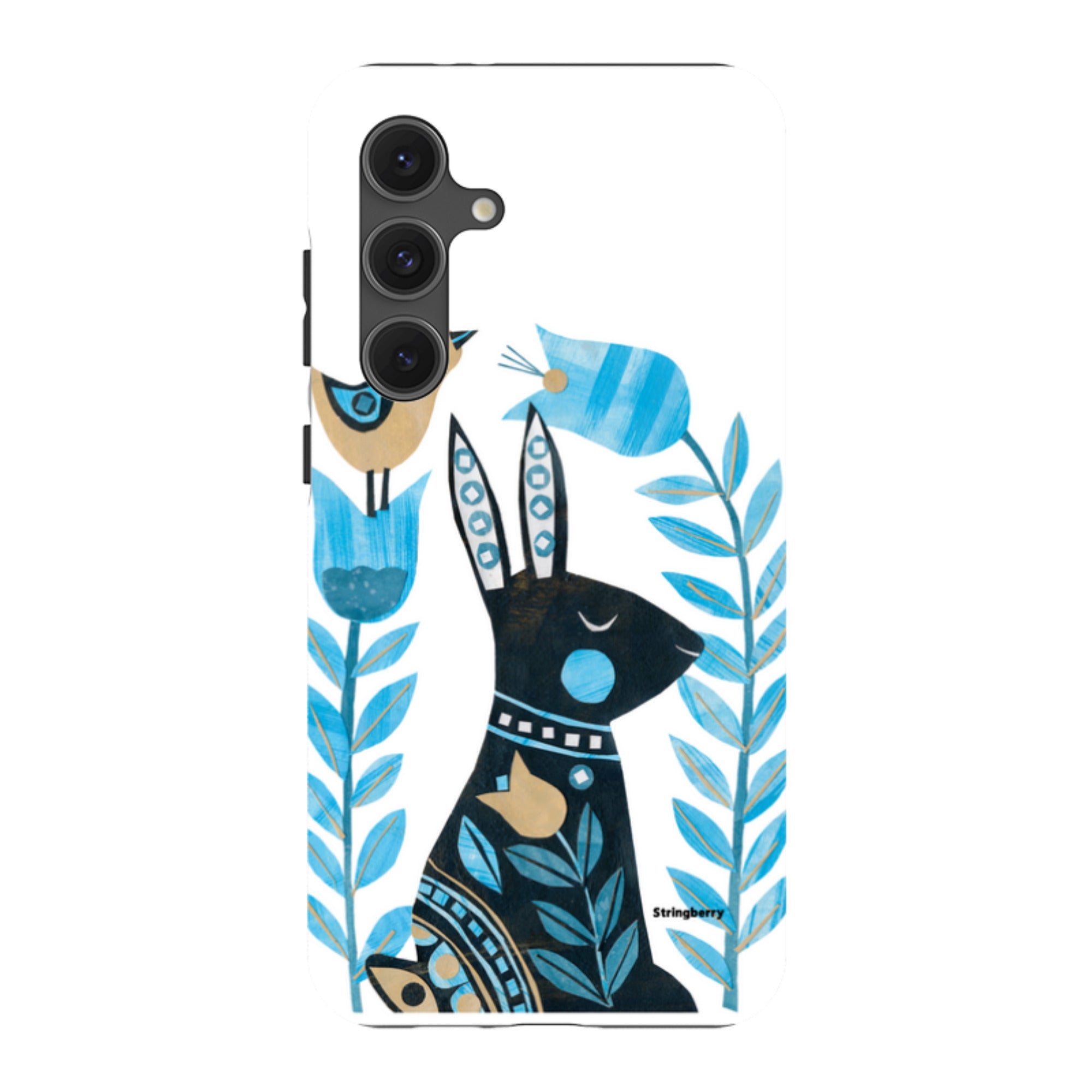 Samsung Tough Case - Folk Rabbit By Tracey English