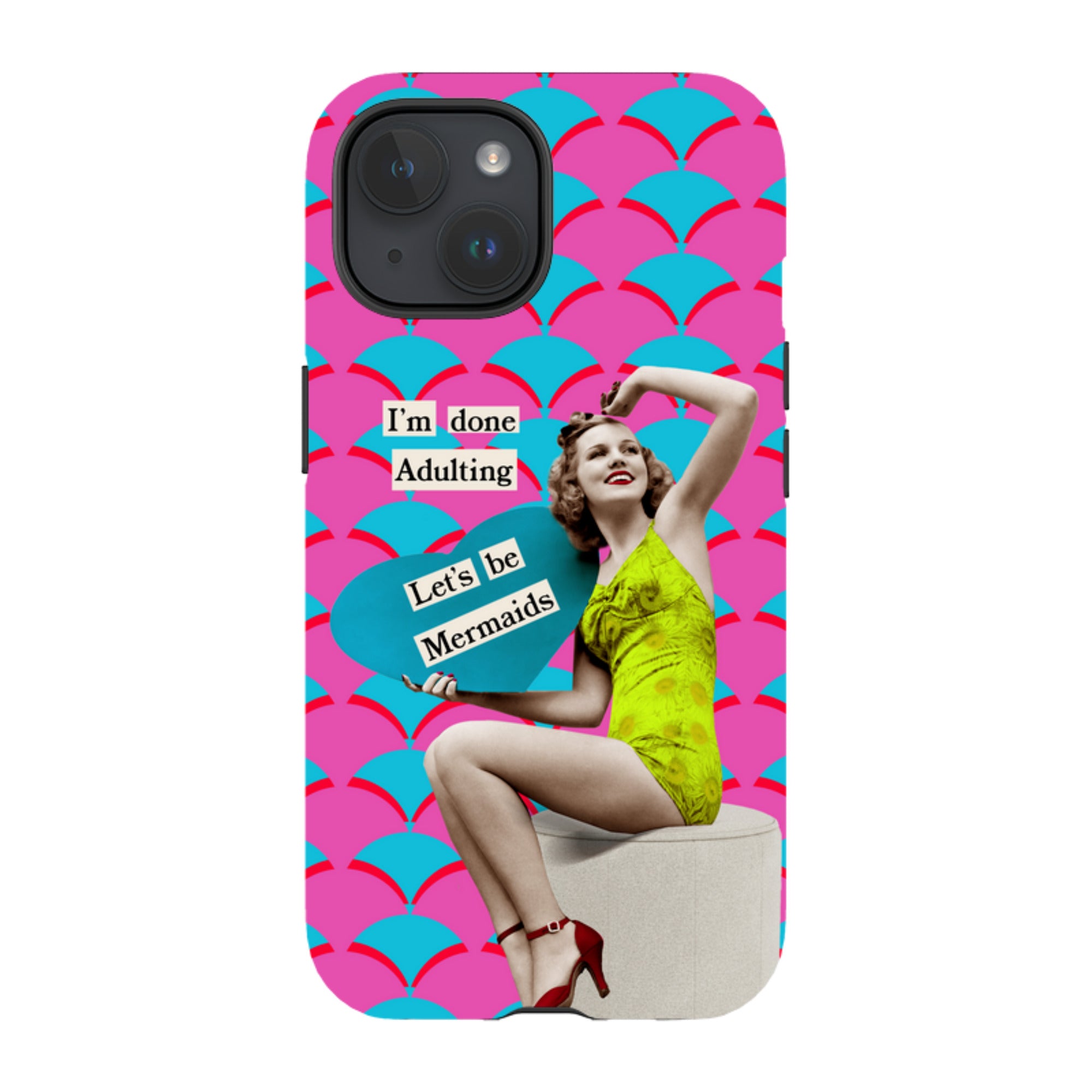 iPhone Tough Case - Mermaid By Clare Jordan