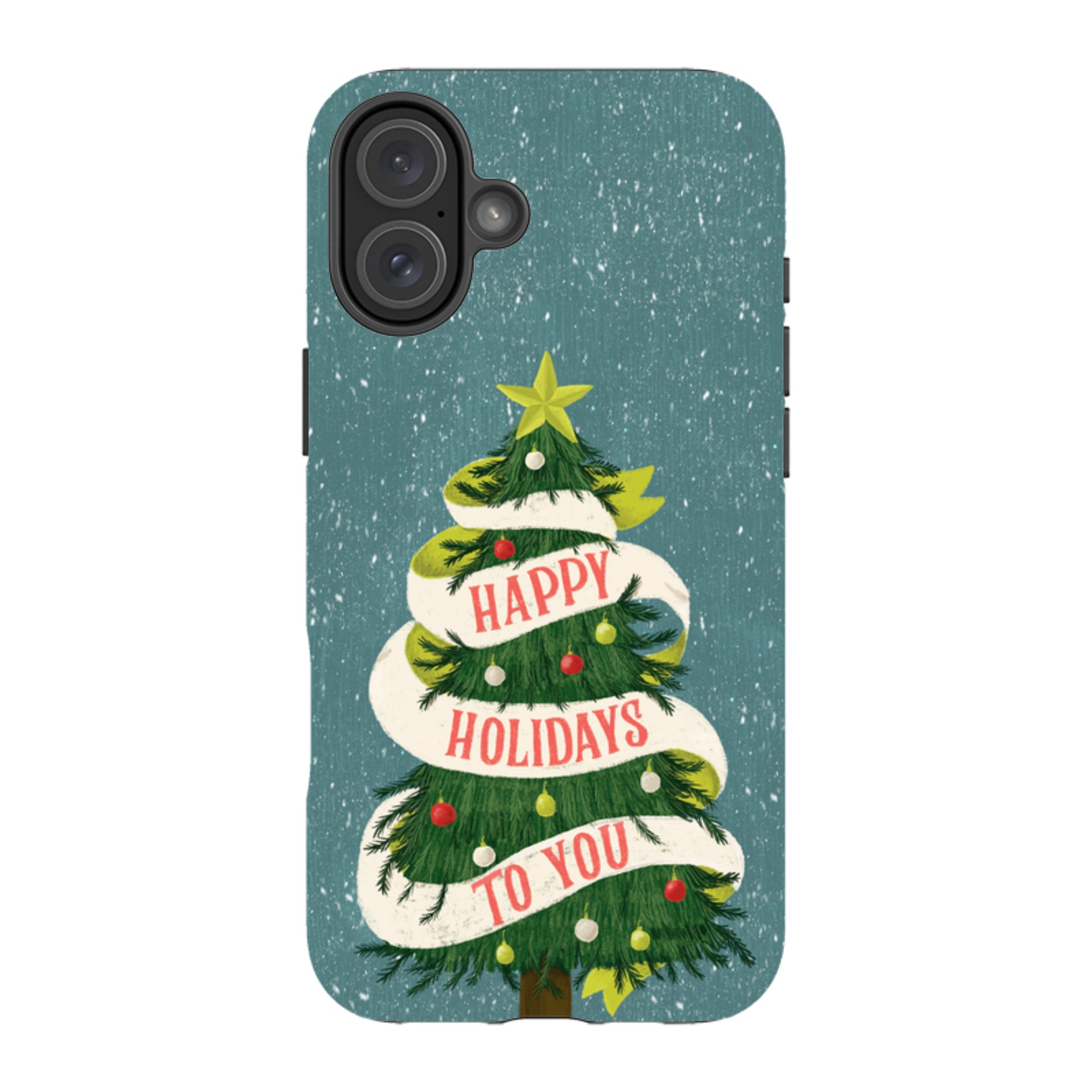iPhone Tough Case - Happy Holidays By Abby Jacobs