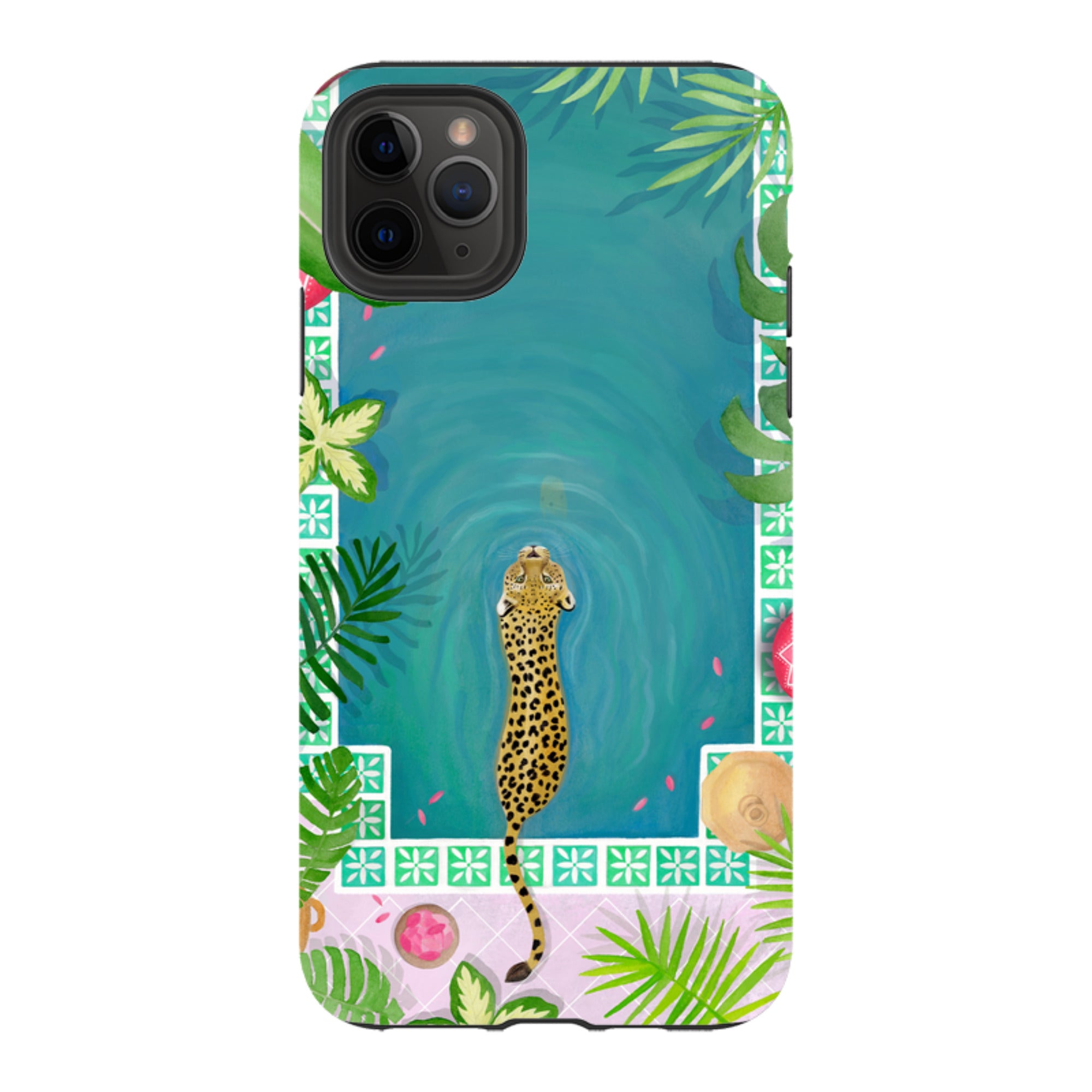 iPhone Case - Morocco Pool Leopard By Bex Parkin