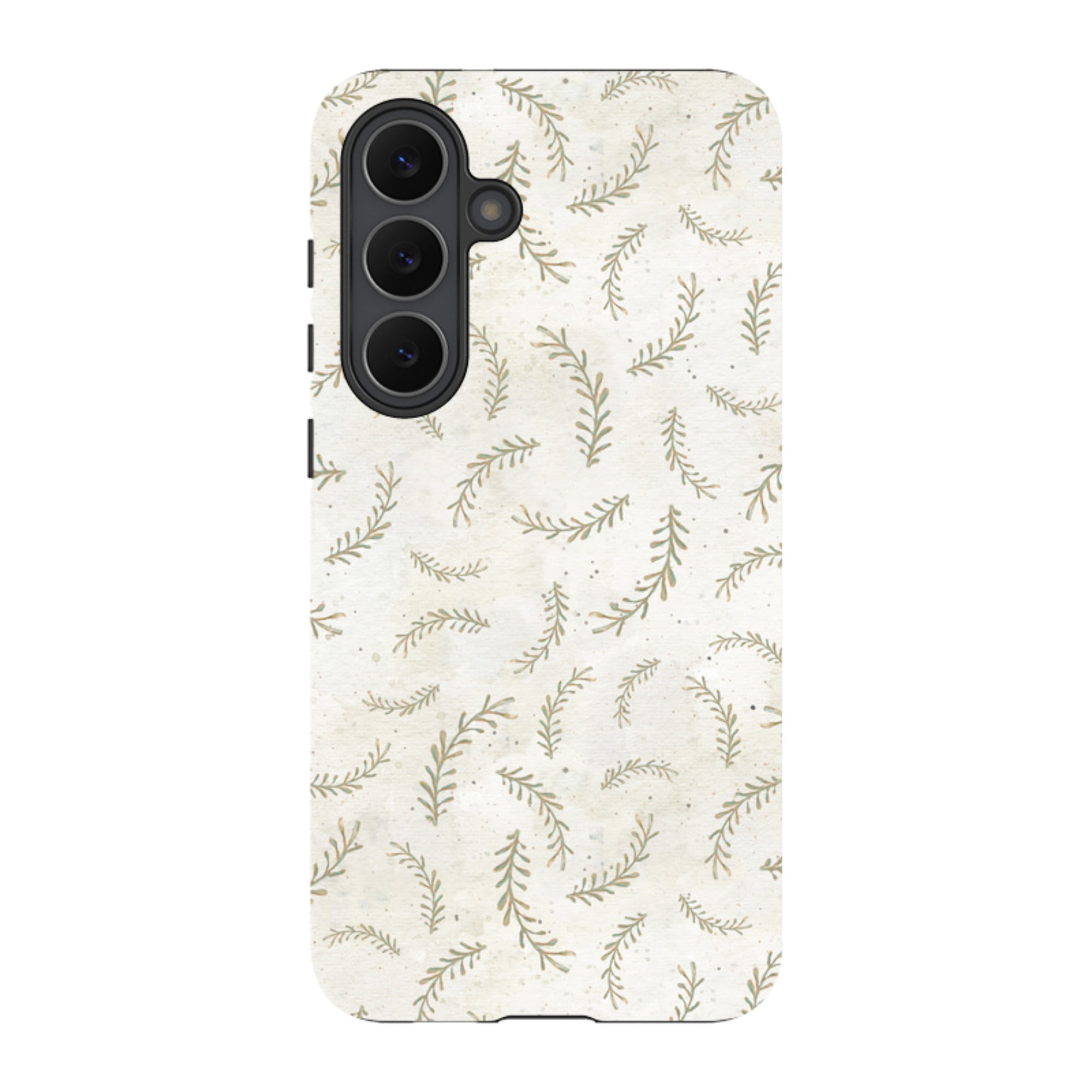 Samsung Tough Case - Feathers Grey By Katherine Quinn