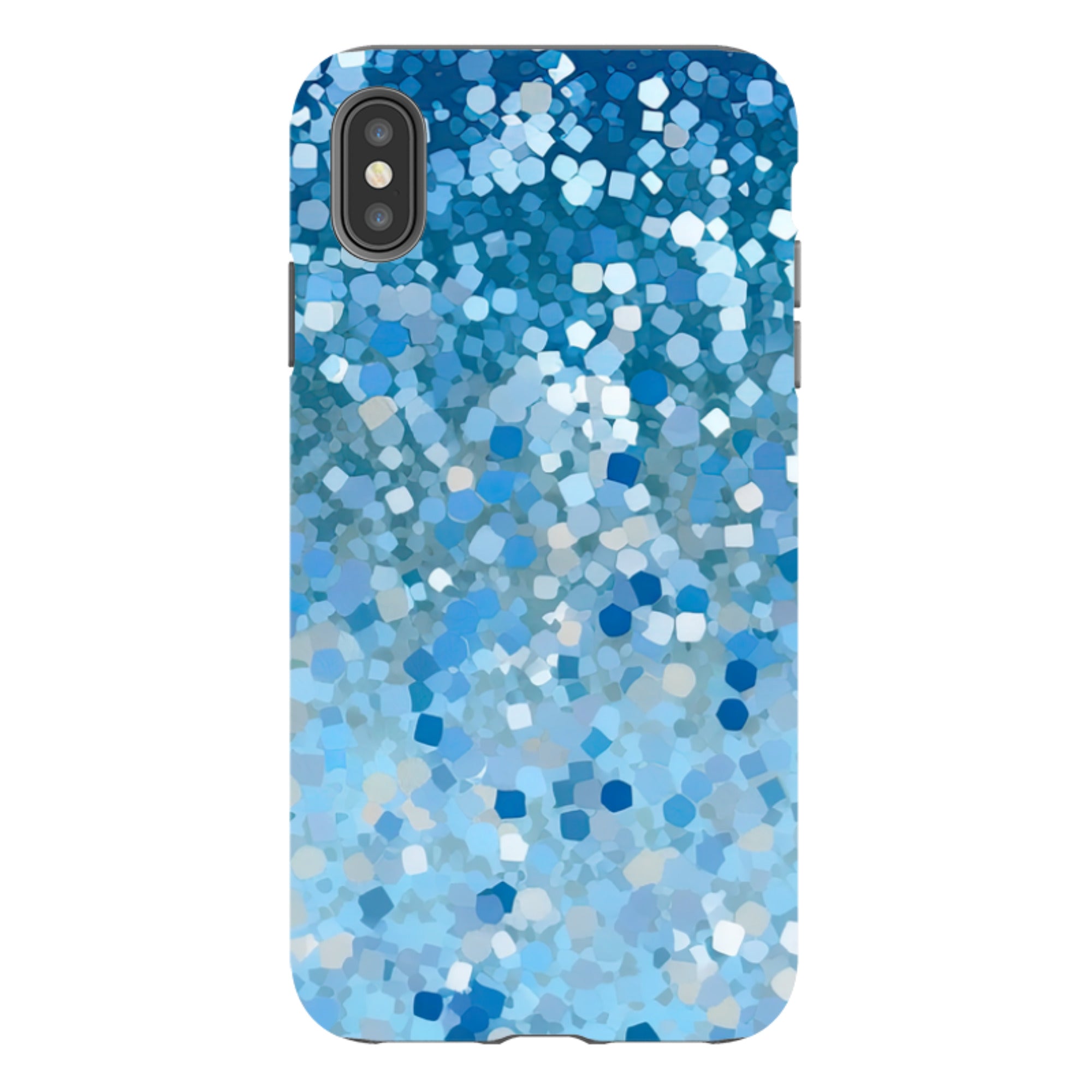 iPhone Case - Blue Glitter II (case does not glitter)