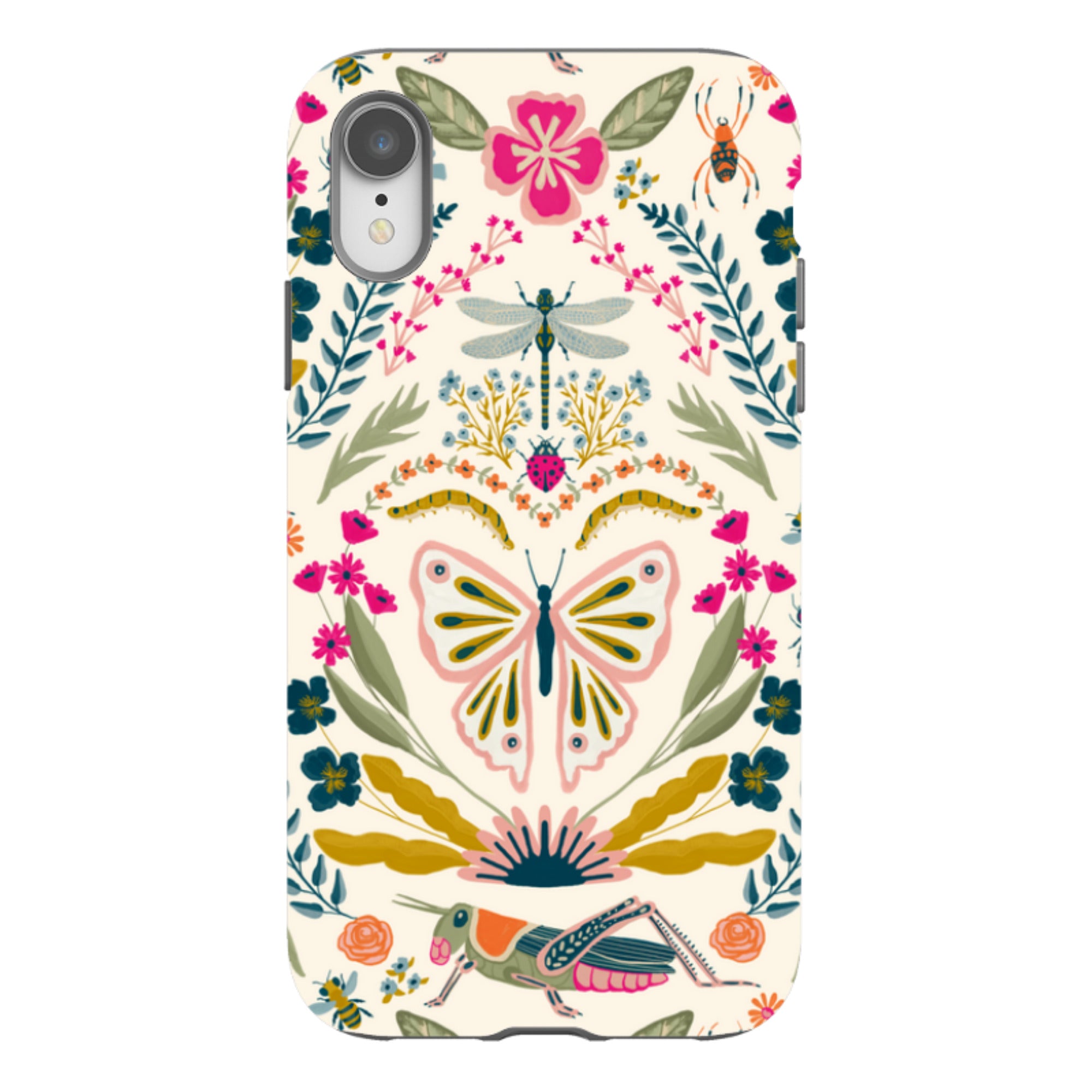 iPhone Case - Butterfly Floral By Abby Jacobs