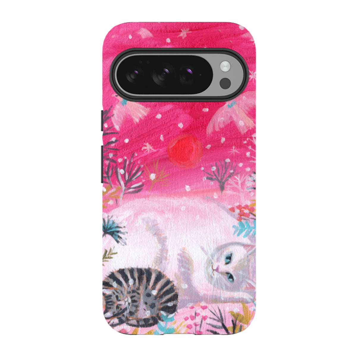 Google Tough Case - Christmas Cats By Mary Stubberfield