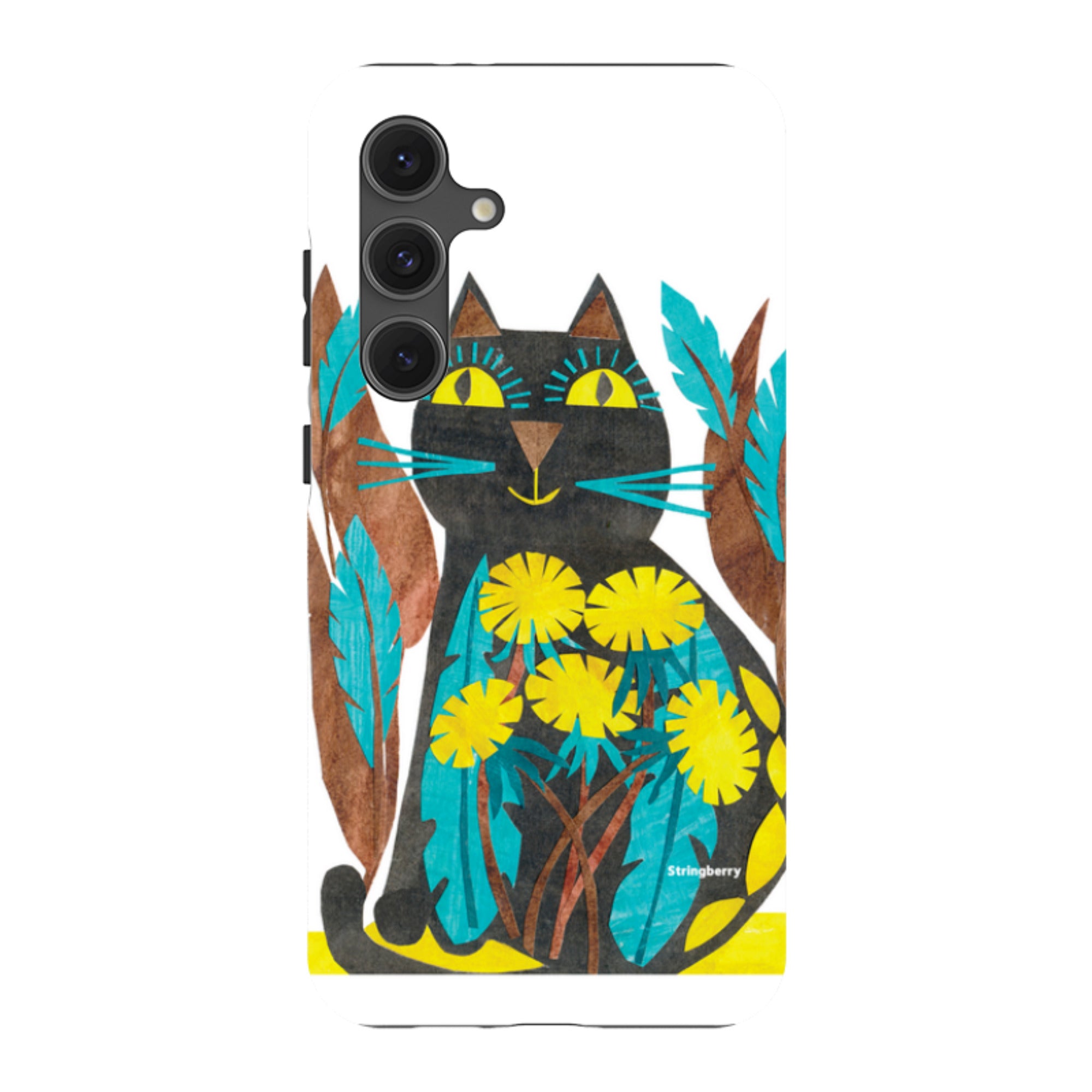 Samsung Tough Case - Folk Cat By Tracey English