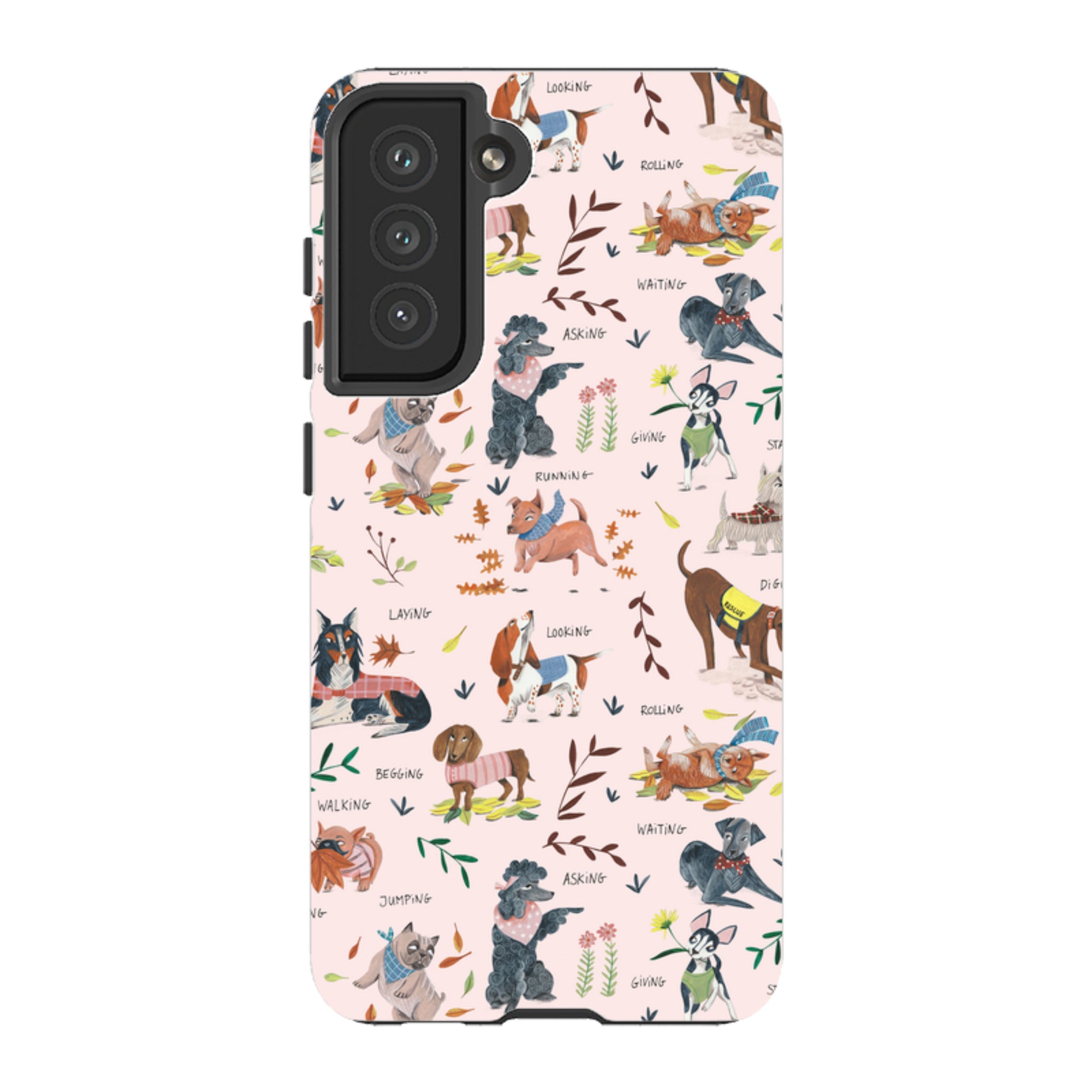 Samsung Tough Case - Dog Pattern By Caroline Bonne Muller