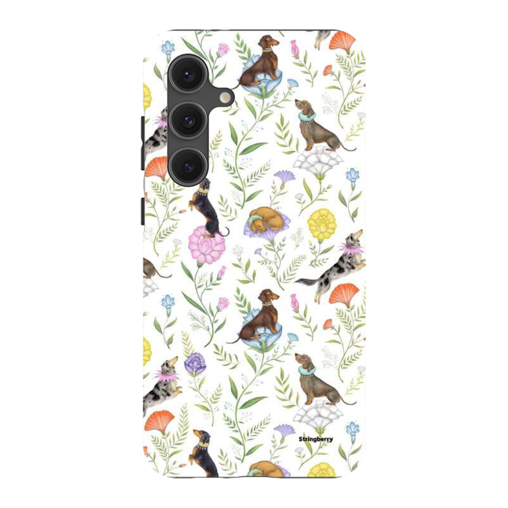 Samsung Tough Case - Doxy Day Afternoon White By Catherine Rowe
