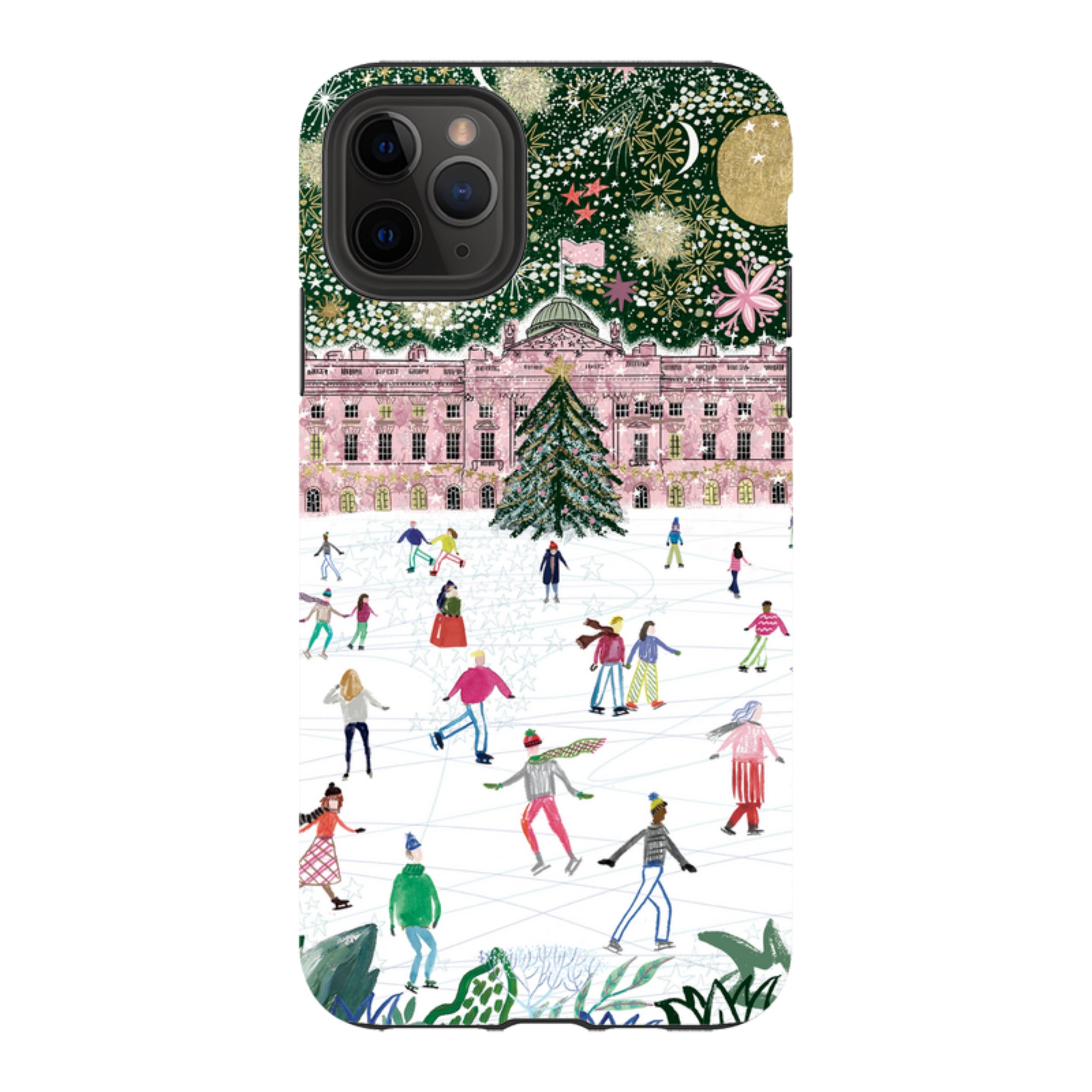 iPhone Tough Case - Skating At Somerset House By Emma Frances Grant