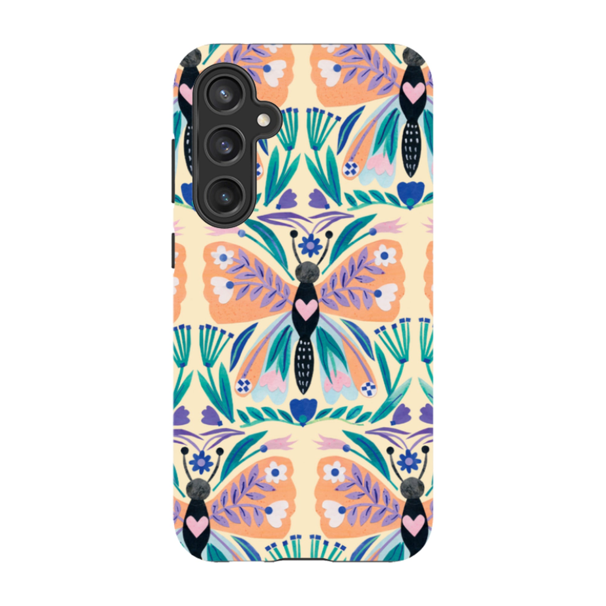 Samsung Tough Case - All Over Butterfly By Tracey English
