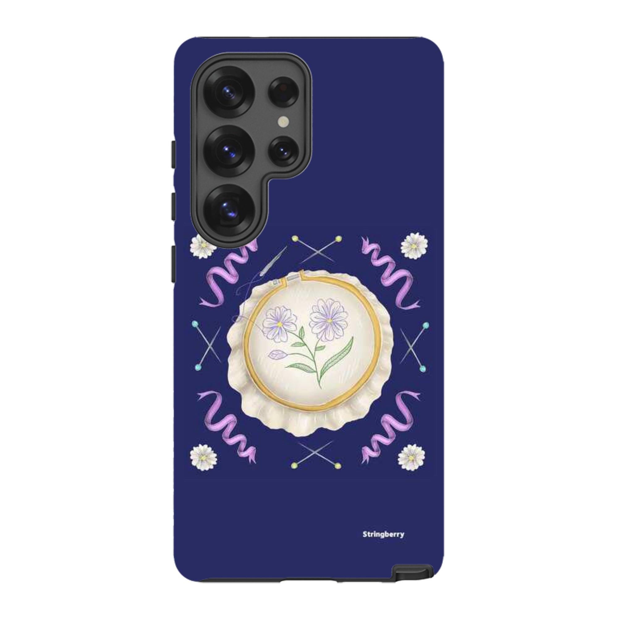Samsung Tough Case - Daisy Needlework By Catherine Rowe