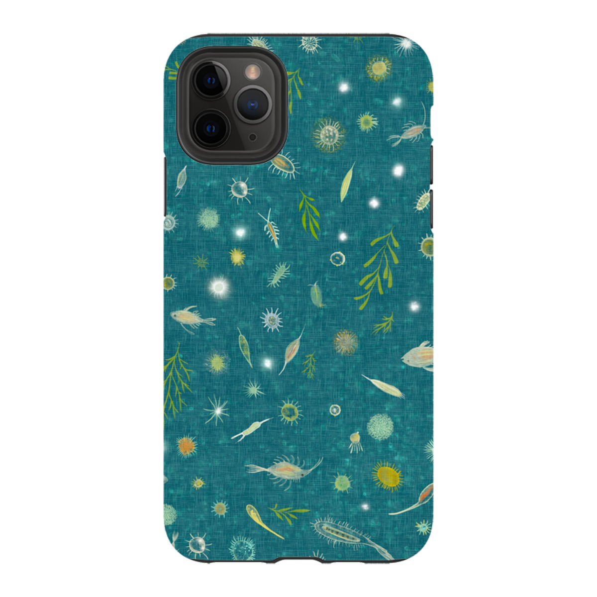 iPhone Tough Case - Plankton Light - Steel Blue By Katherine Quinn