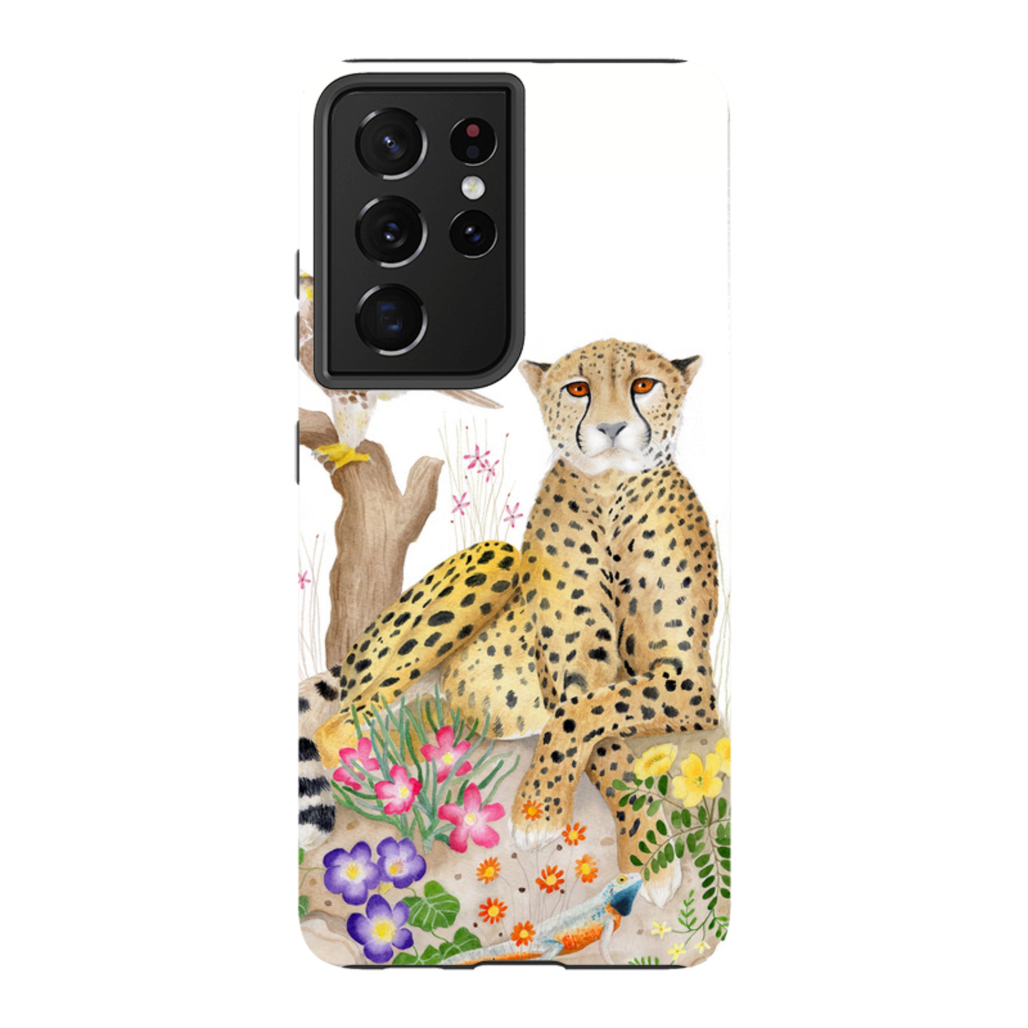 Samsung Tough Case - Botswana Cheetah By Bex Parkin