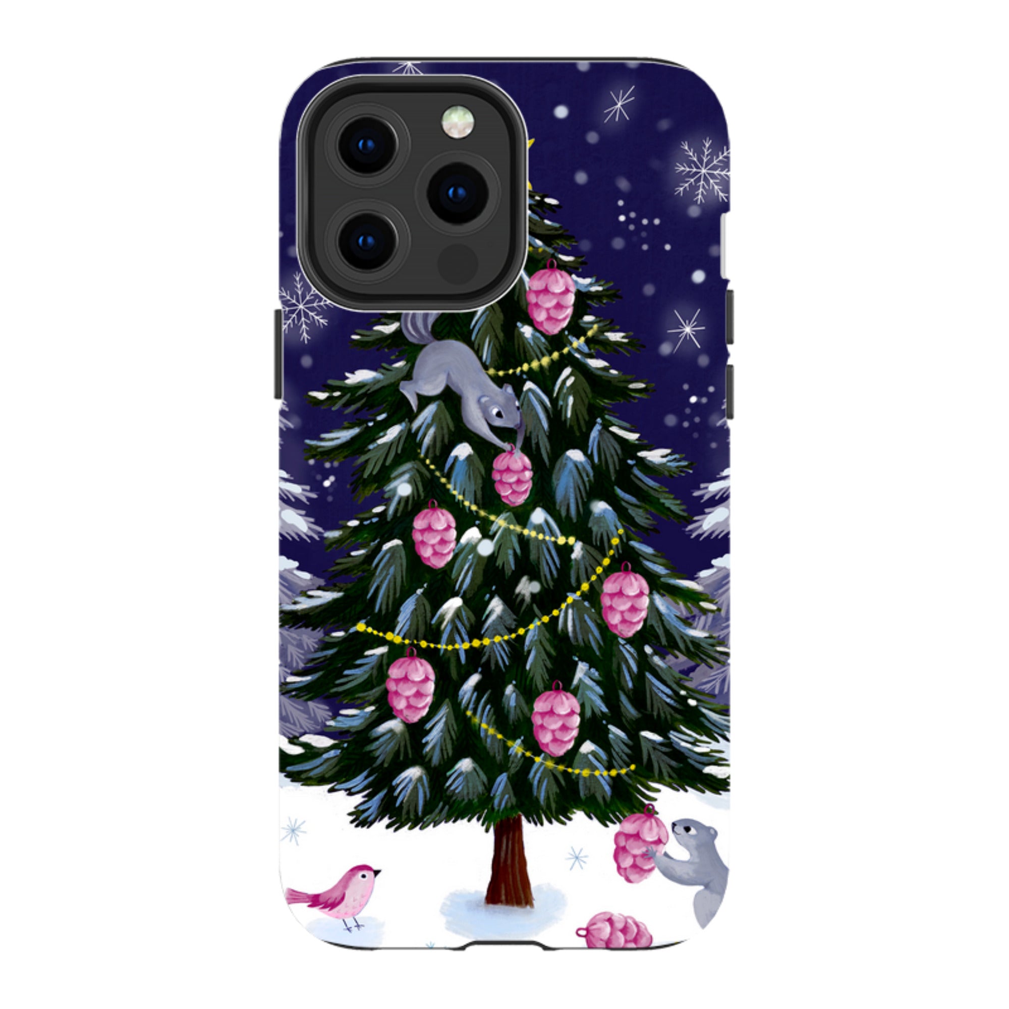 iPhone Tough Case - Squirrel Tree By Bex Parkin