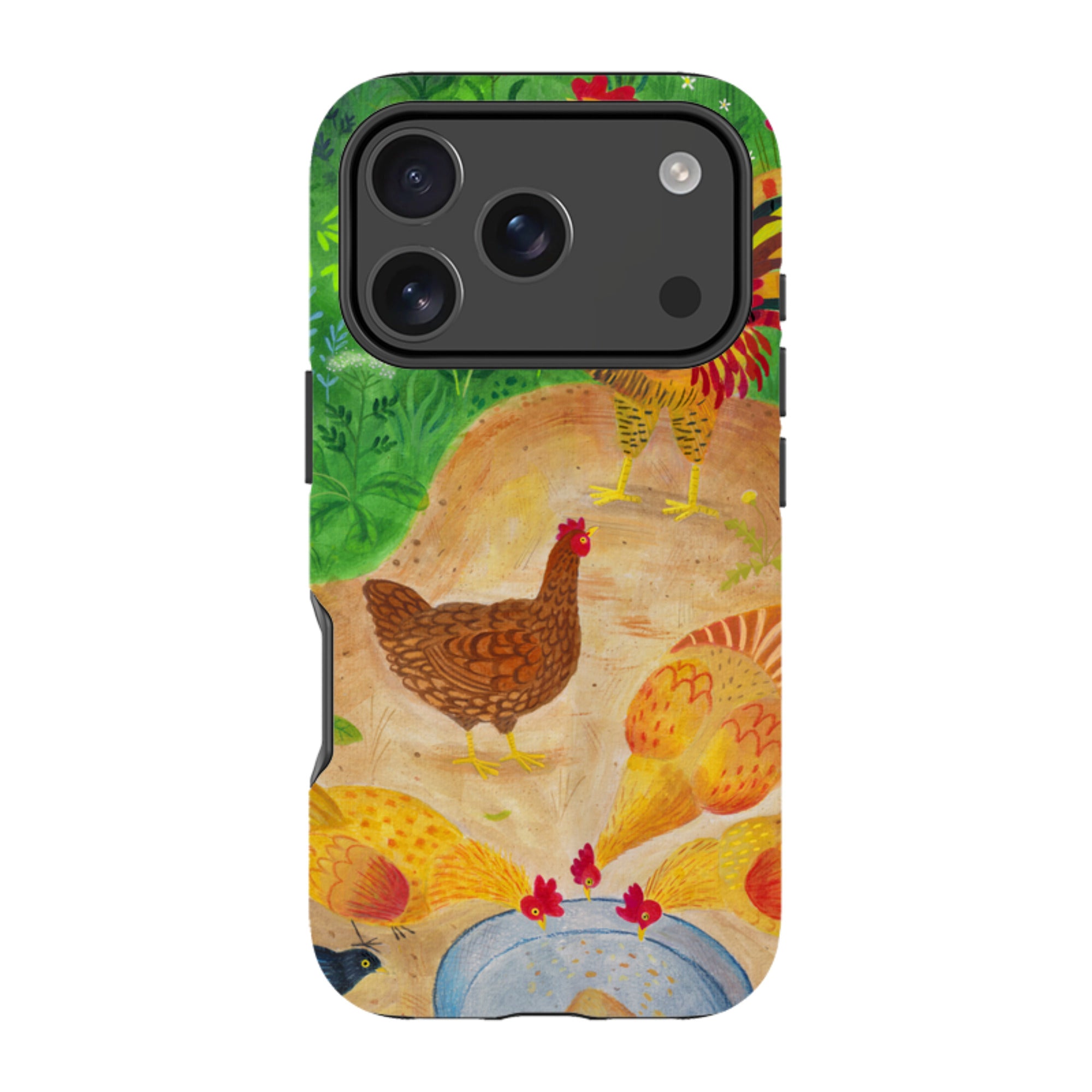 iPhone MagSafe Tough Case - Chickens By Bex Parkin