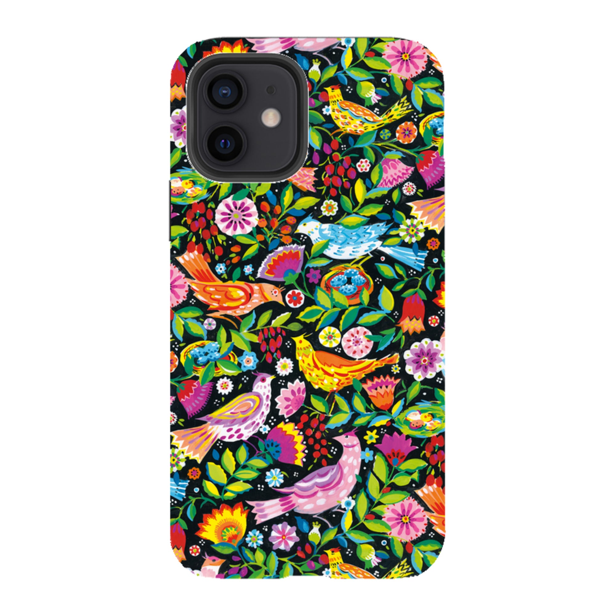 iPhone Tough Case - Folk Birds By Sarah Campbell