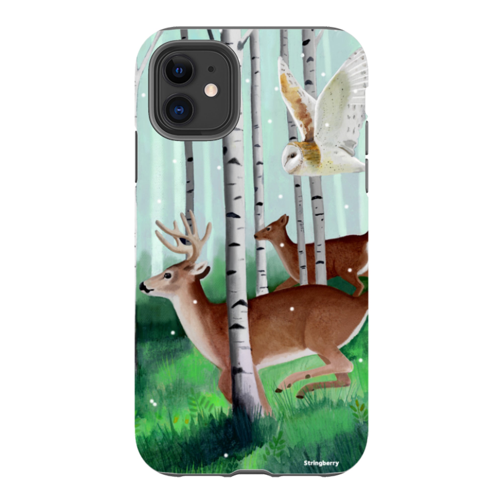 iPhone Tough Case - Winter Woods By Bex Parkin