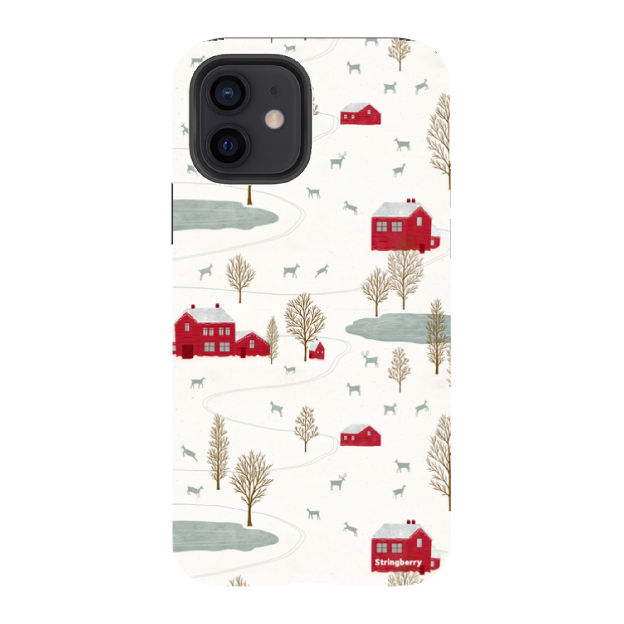 iPhone Tough Case - Winter Landscape II By Katherine Quinn