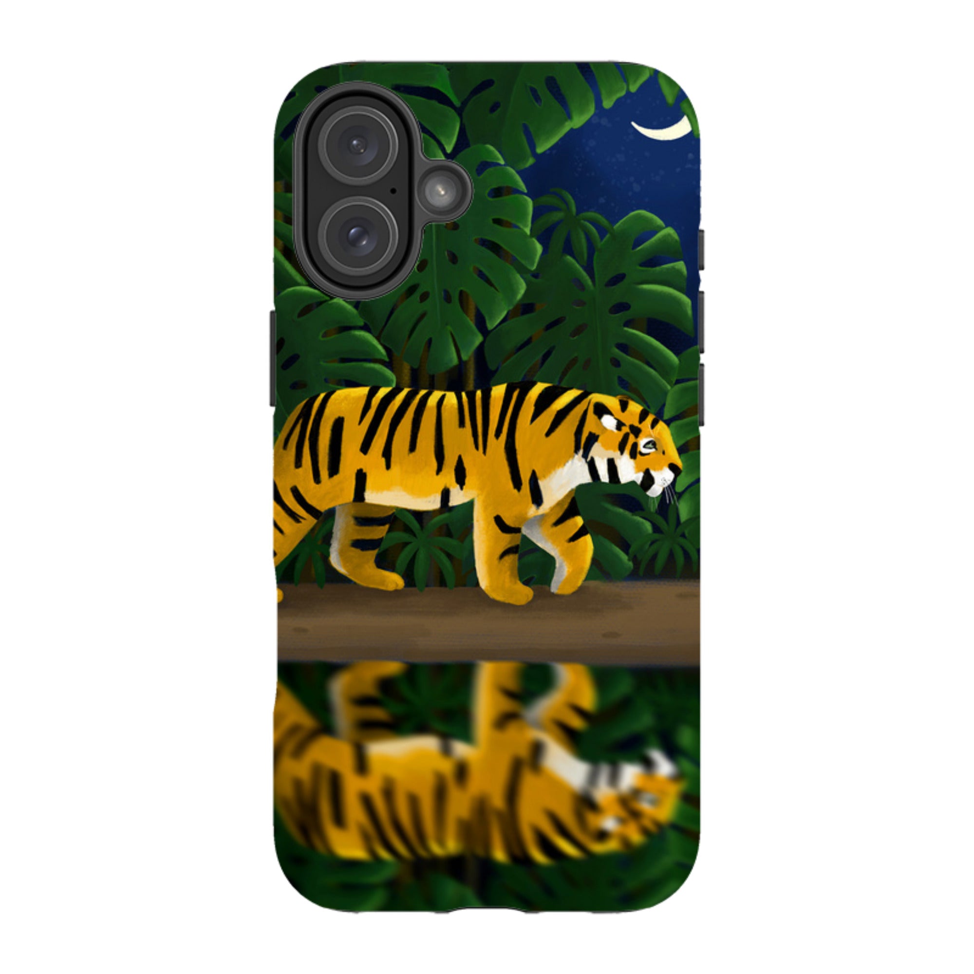 iPhone MagSafe Tough Case - Tiger Night By Bex Parkin