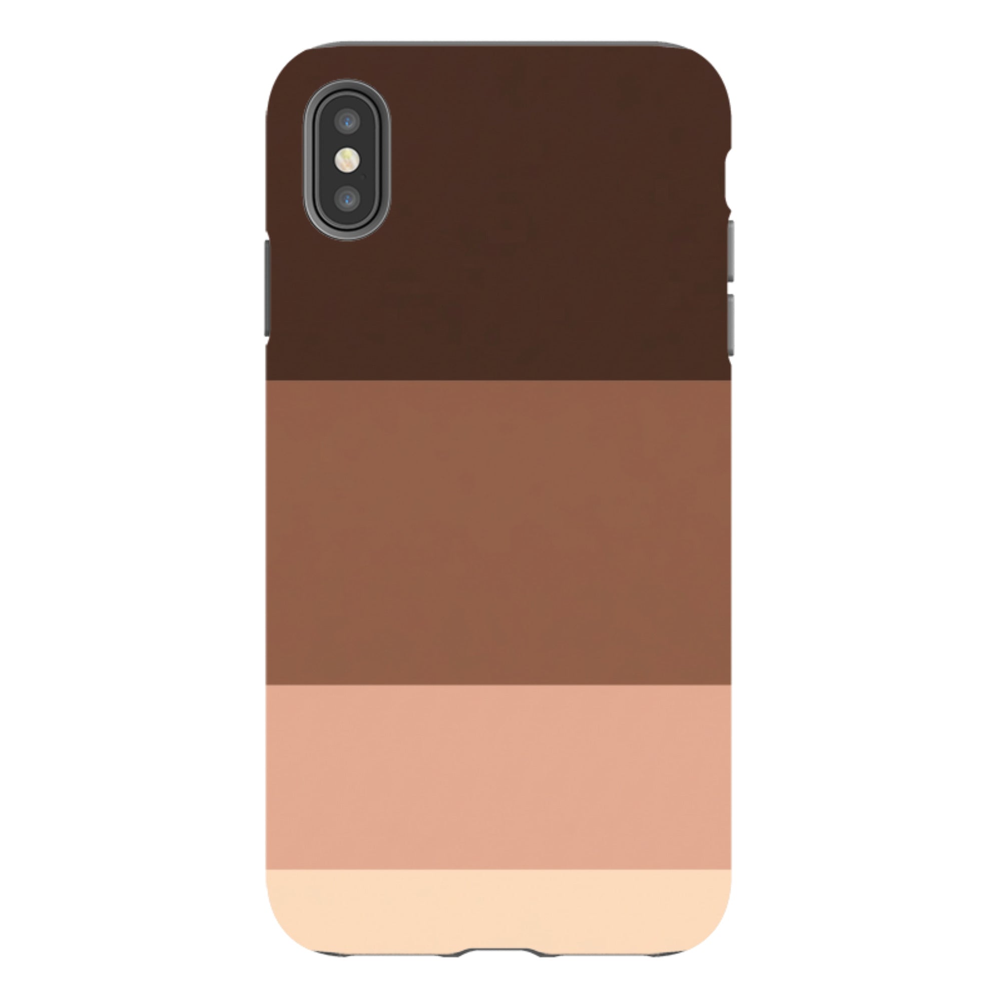 iPhone Tough Case - Brown Gradient